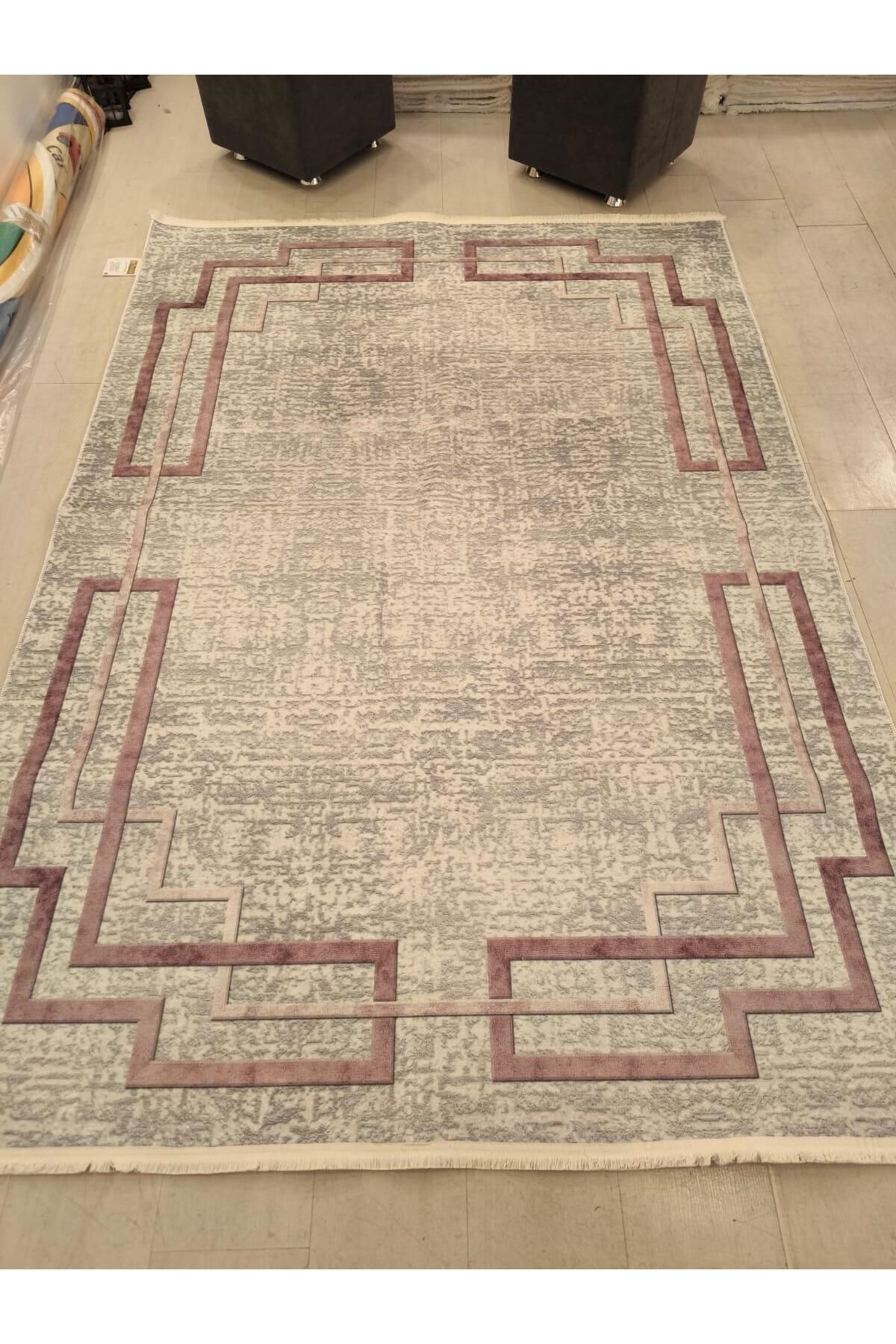 Home Dijital Baskılı Halı Modern Desen Kaymaz Taban Makinede Yıkanabilir Salon Mutfak Halısı