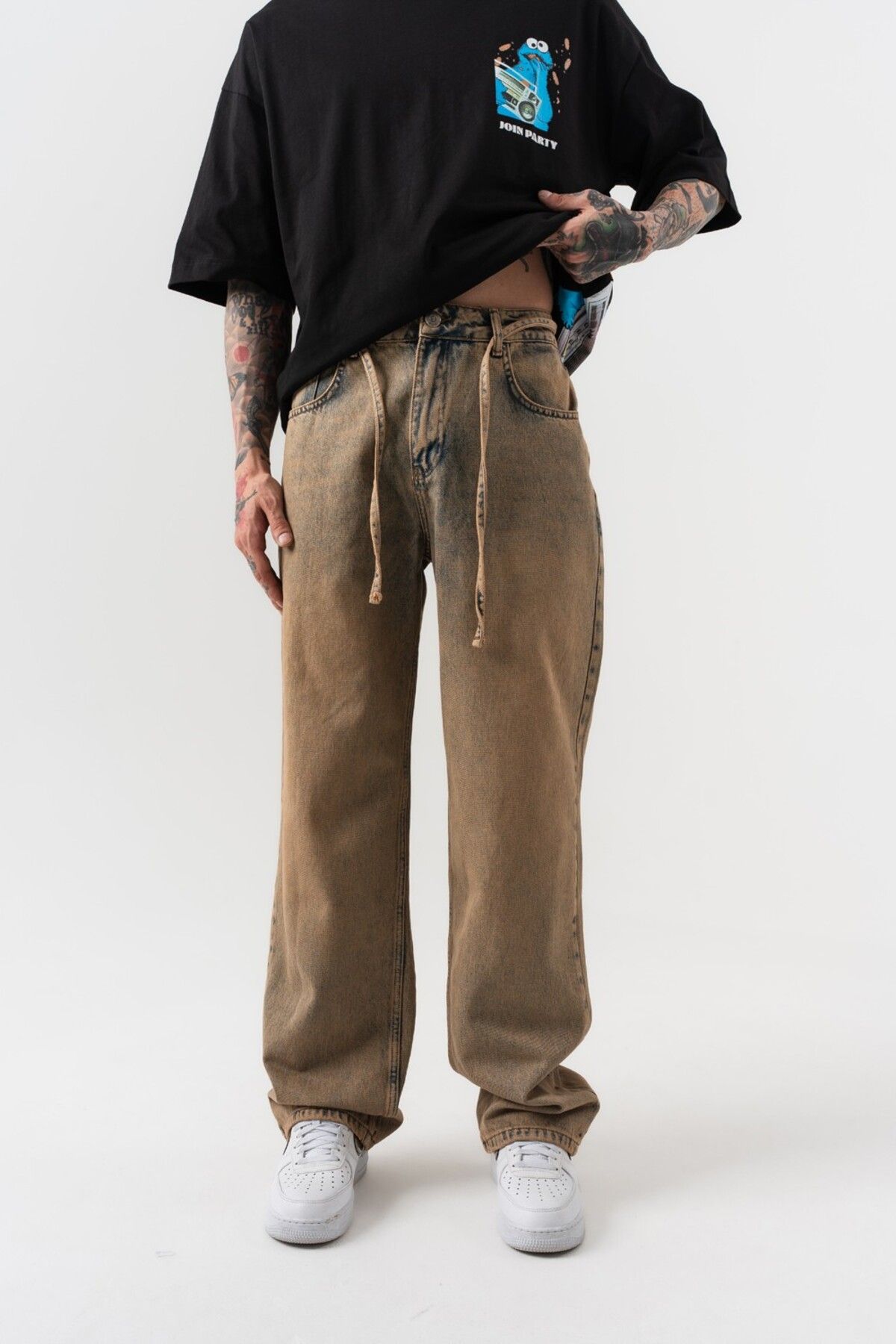 go gang own Ghostline Jean Baggy Pantolon