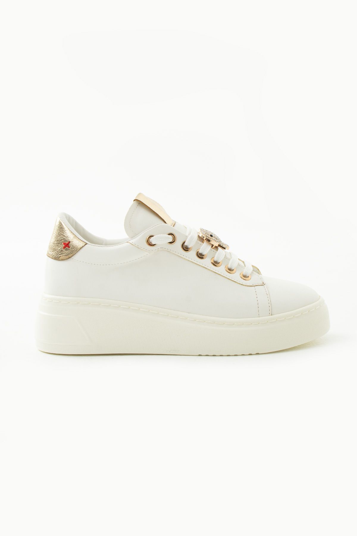 Siena Shoes Thera Kadın Aksesuar Detaylı Sneaker Beyaz
