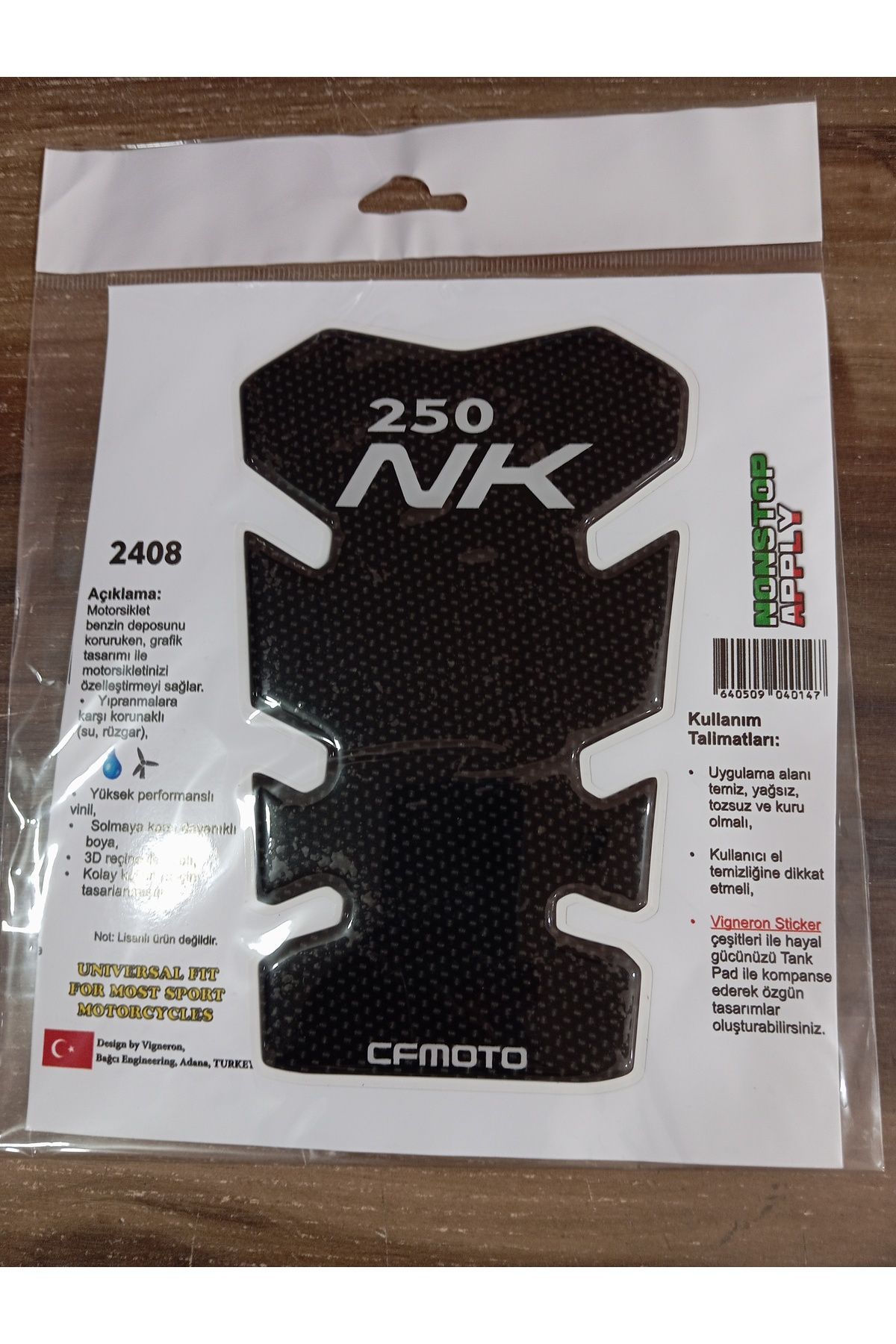 Bix CF MOTO NK250 DEPO ÜSTÜ PAD