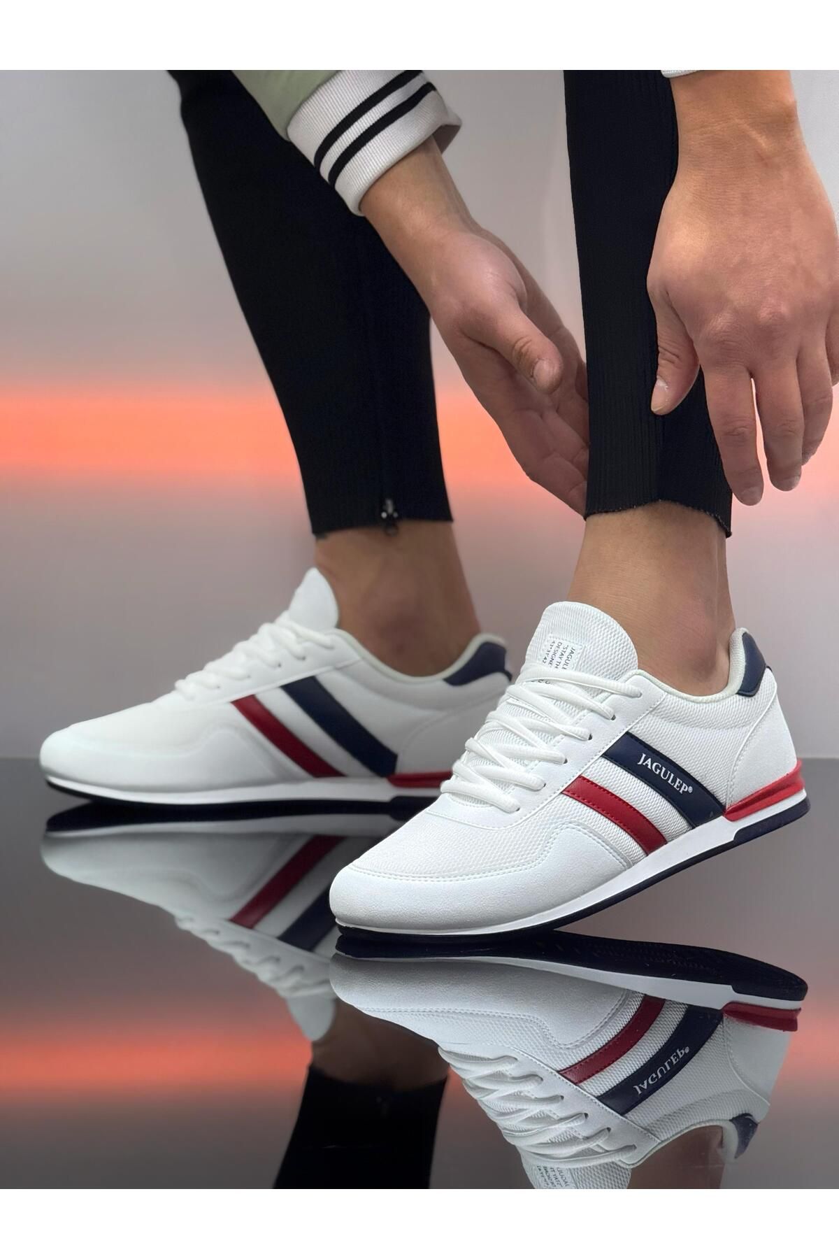 asyada fashion düz taban sneaker ayakkabı erkek spor bez spor