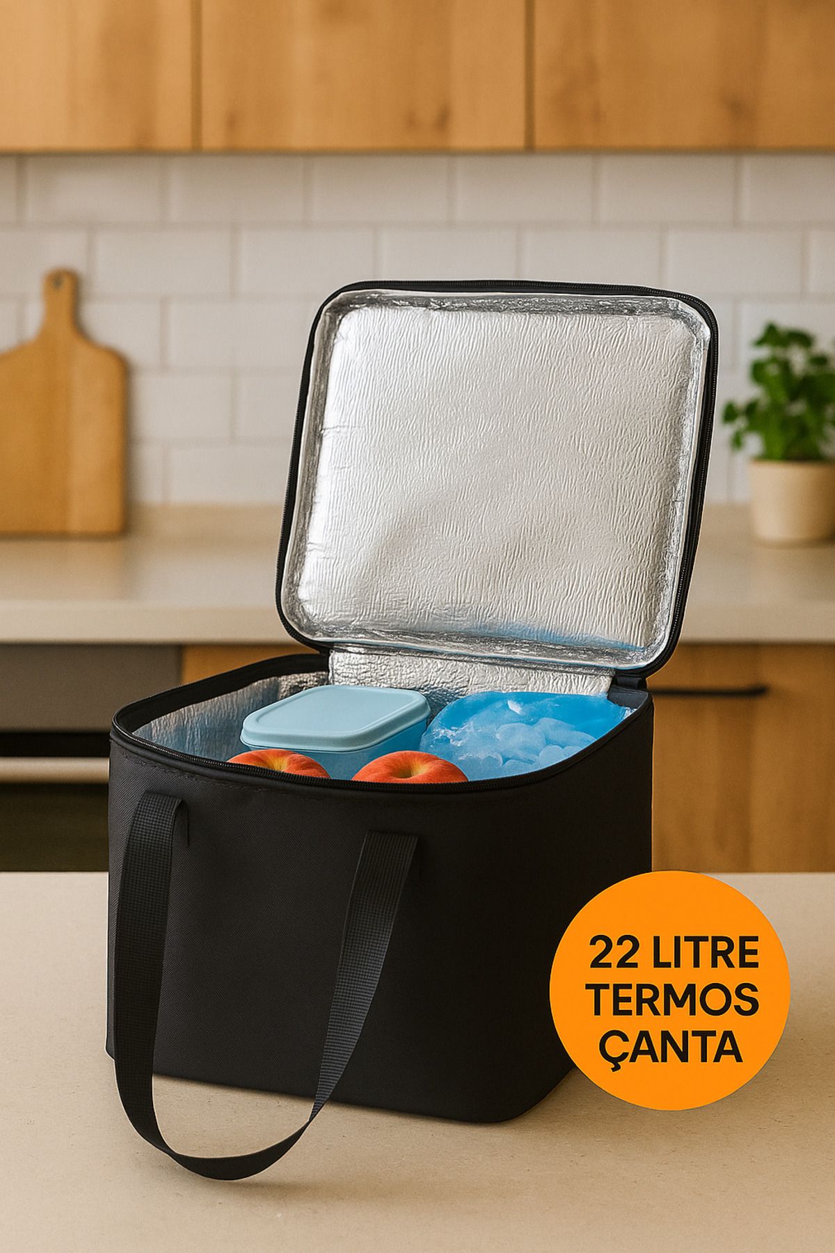 HİG HOME 22 Litre Termos Çanta | Yalıtımlı Plaj, Piknik, Kamp ve Günlük Kullanıma Uygun