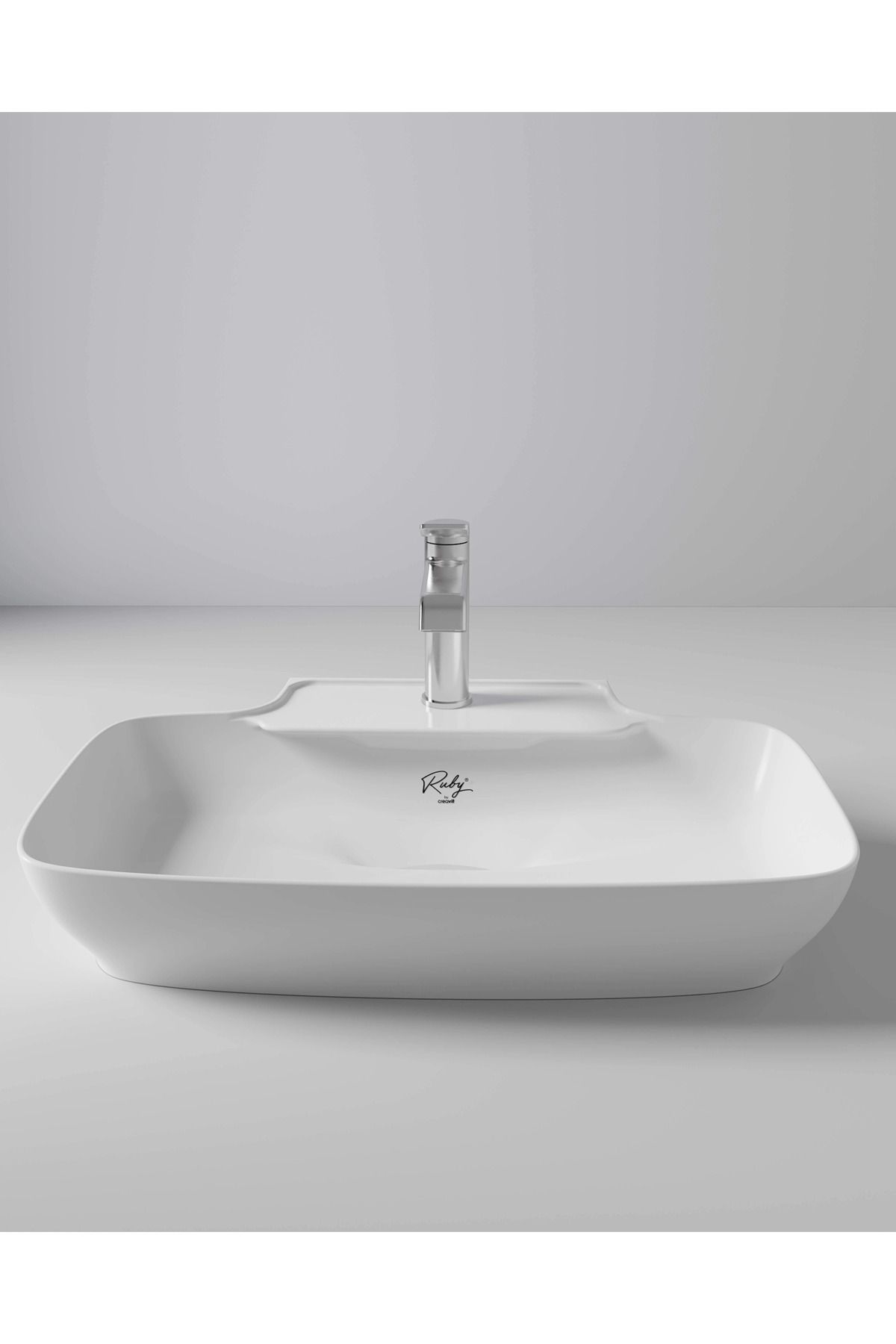Creavit Ruby Curve Tezgah Üzeri Lavabo 60*43 Cm