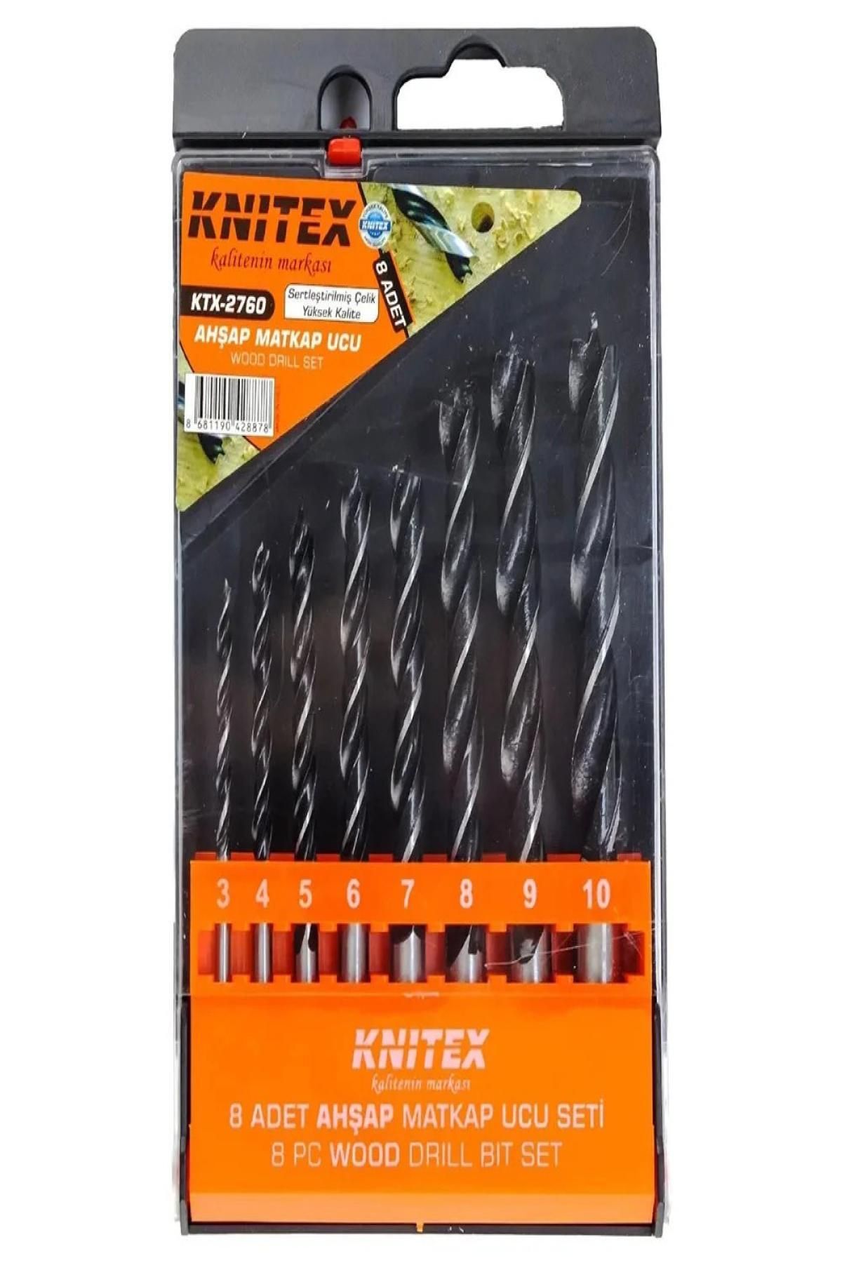 Nextpage Knıtex D-9 Matkap Ucu Ahşap 8 Pcs Ktx-2760