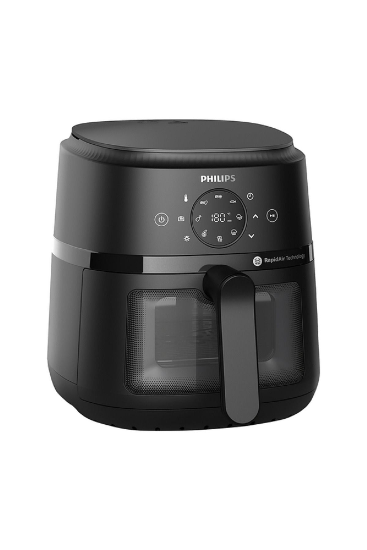 Philips-Airfryer Compact with See-through Window - 1500W, 60Hz, 4.2L, 0.6KGs, Touch Screen, 13 Functions 1
