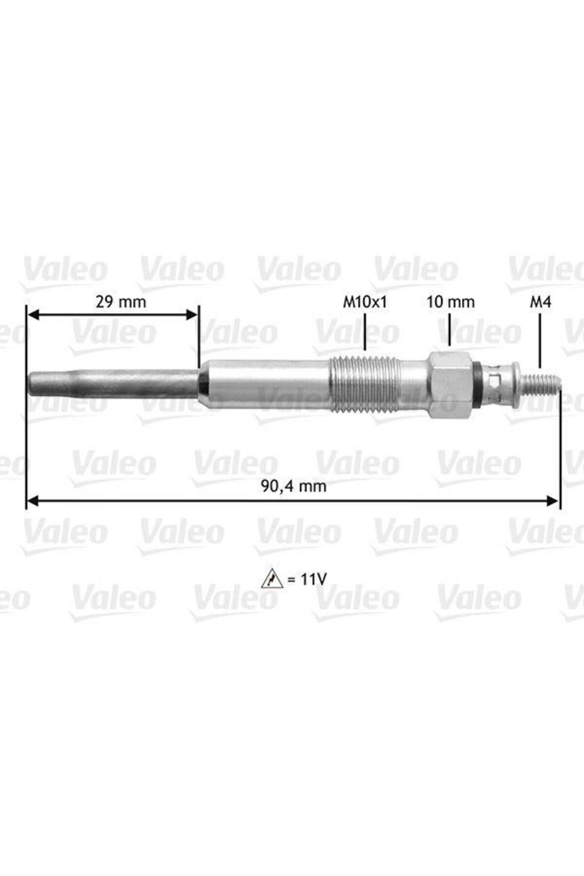 VALEO KIZDIRMA BUJISI PARTNER-BERLINGO-JUMPY-SCUDO-XSARA-P206-P306-EXPERT-C15 1.9 D DW8-DW8B 00 P106-SAXO-