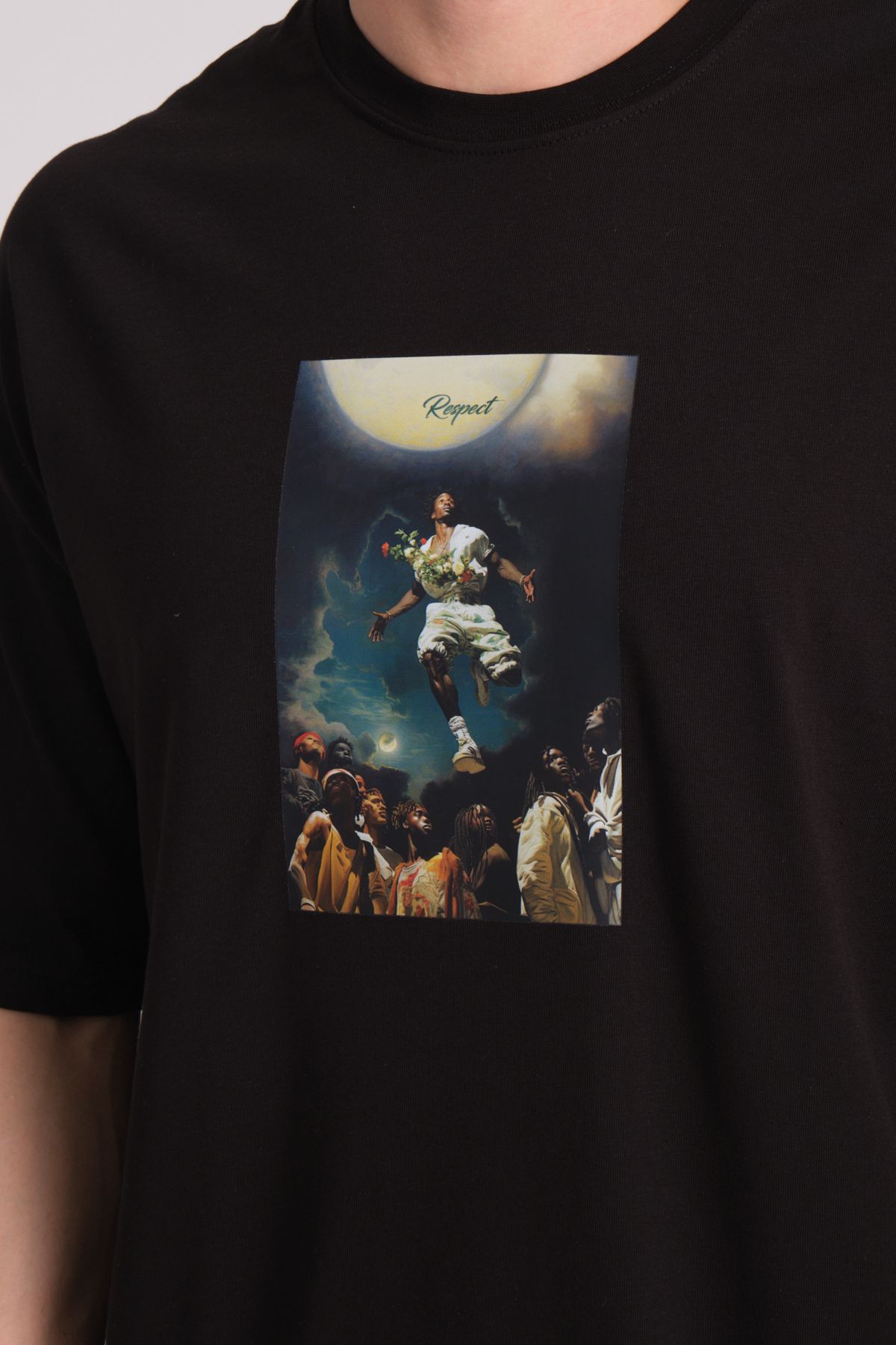 RESPECT FACTORY Respect Baskılı - Oversize - T-shirt