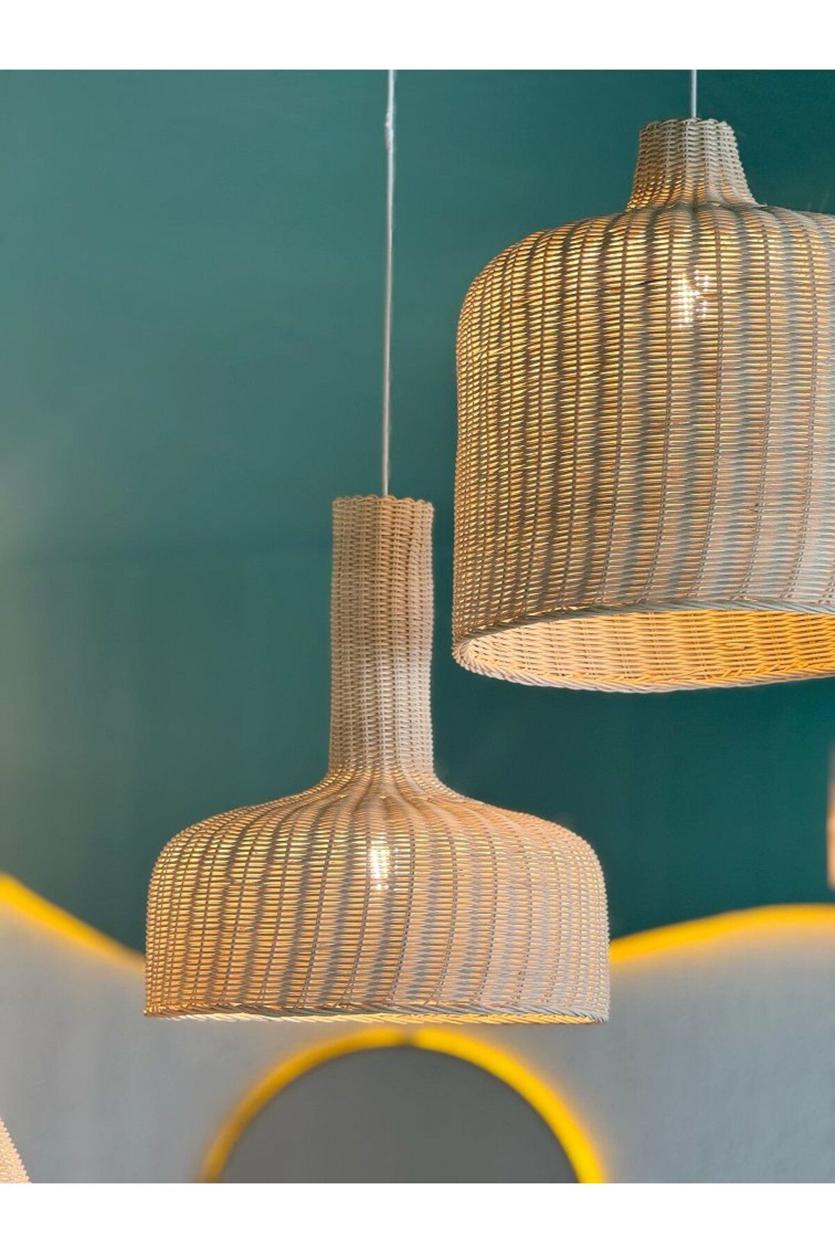 Maison Avf 2'li Mia Pia Rattan Sarkıt Avize