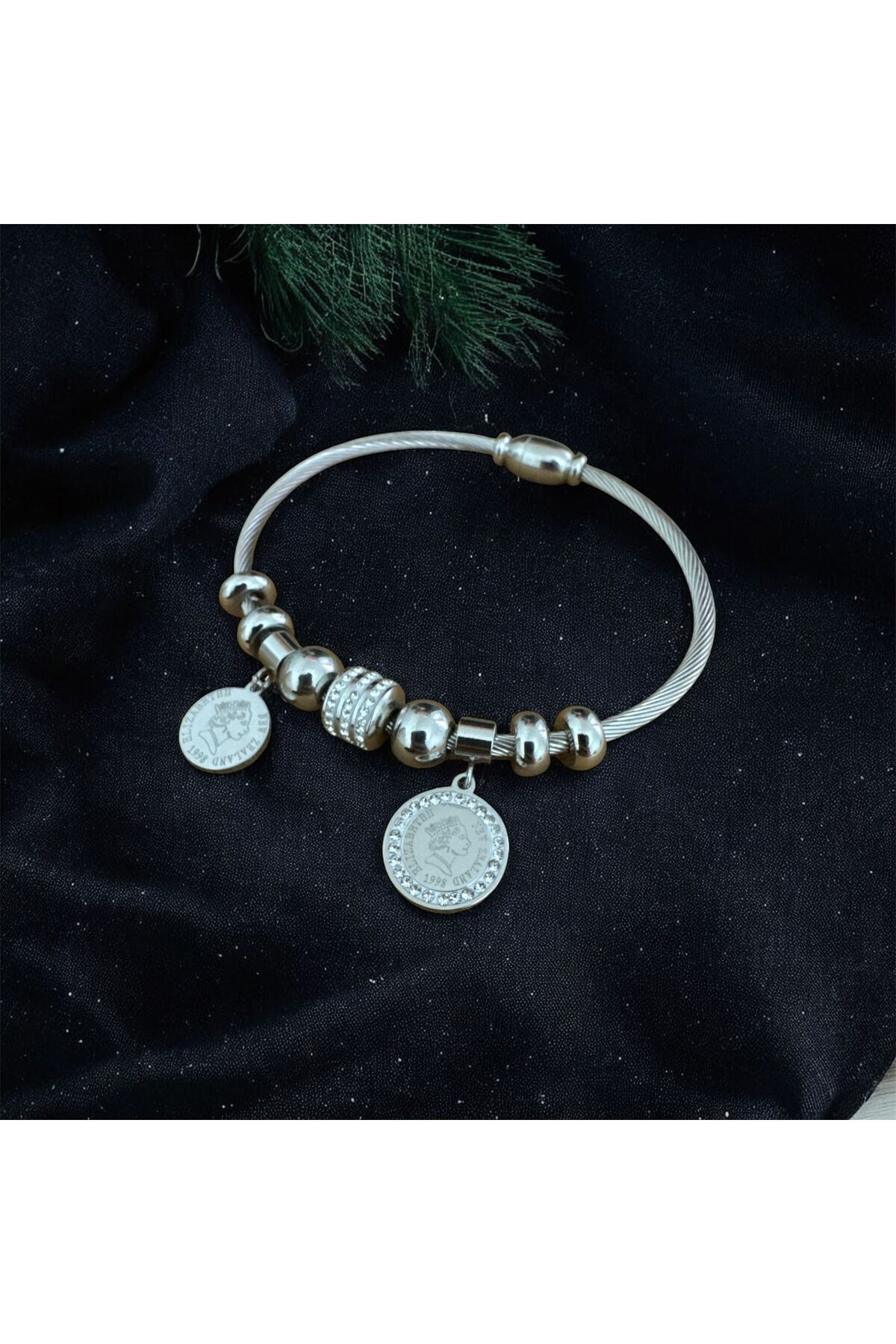 LUNESSA CHARM gümüş renkli