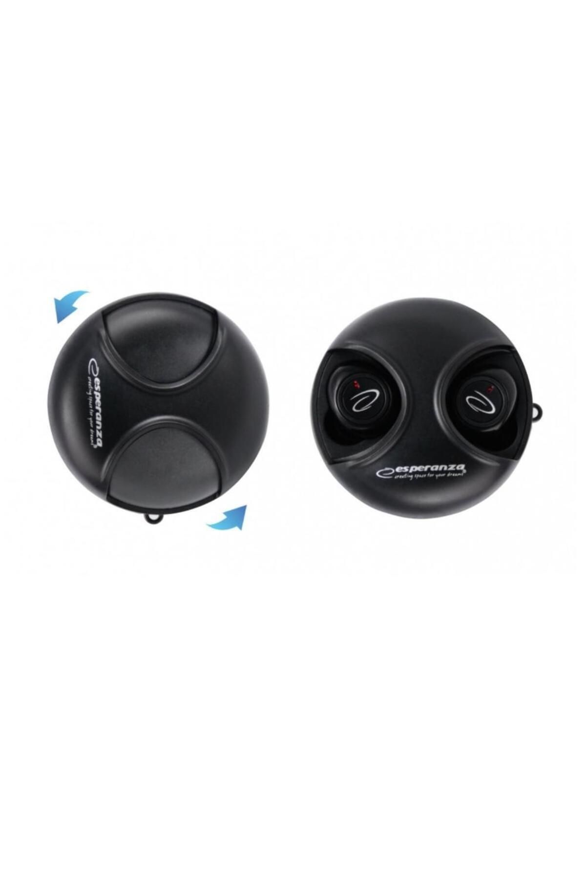 ESPERANZA-Casti True Wireless Esperanza Aries, Bluetooth, Touch control, Microfon (Negru) 5