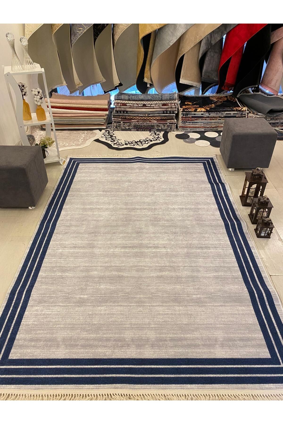 Home Dijital Baskılı Halı Modern Desen Kaymaz Taban Makinede Yıkanabilir Salon Mutfak Halısı
