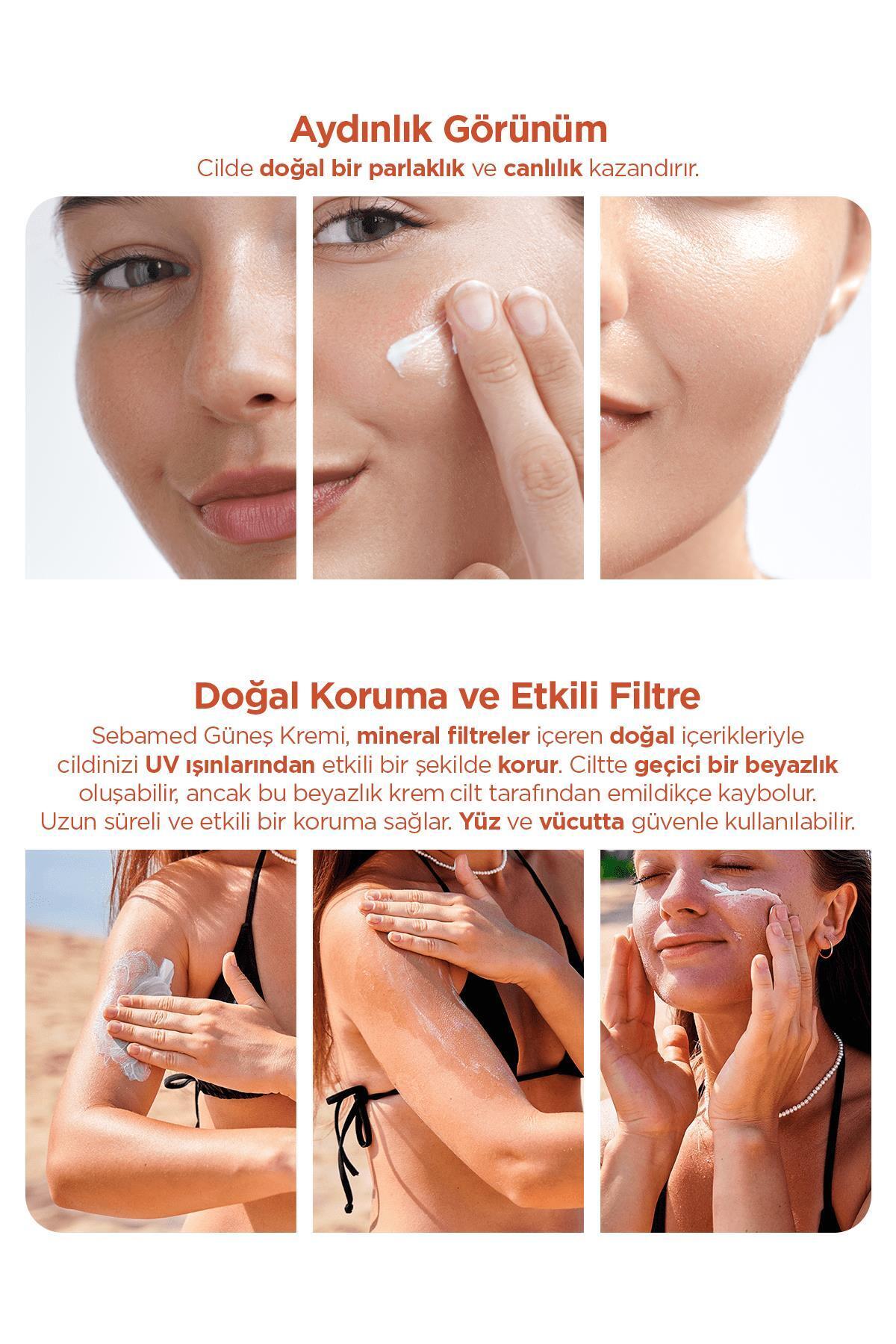 Aile Güneş Kremi Seti SPF 50+ Yüz Güneş Kremi 50 ml + Bebek Güneş Kremi 200 ml — SET.SBMD.1 — تصویر 5 از 9