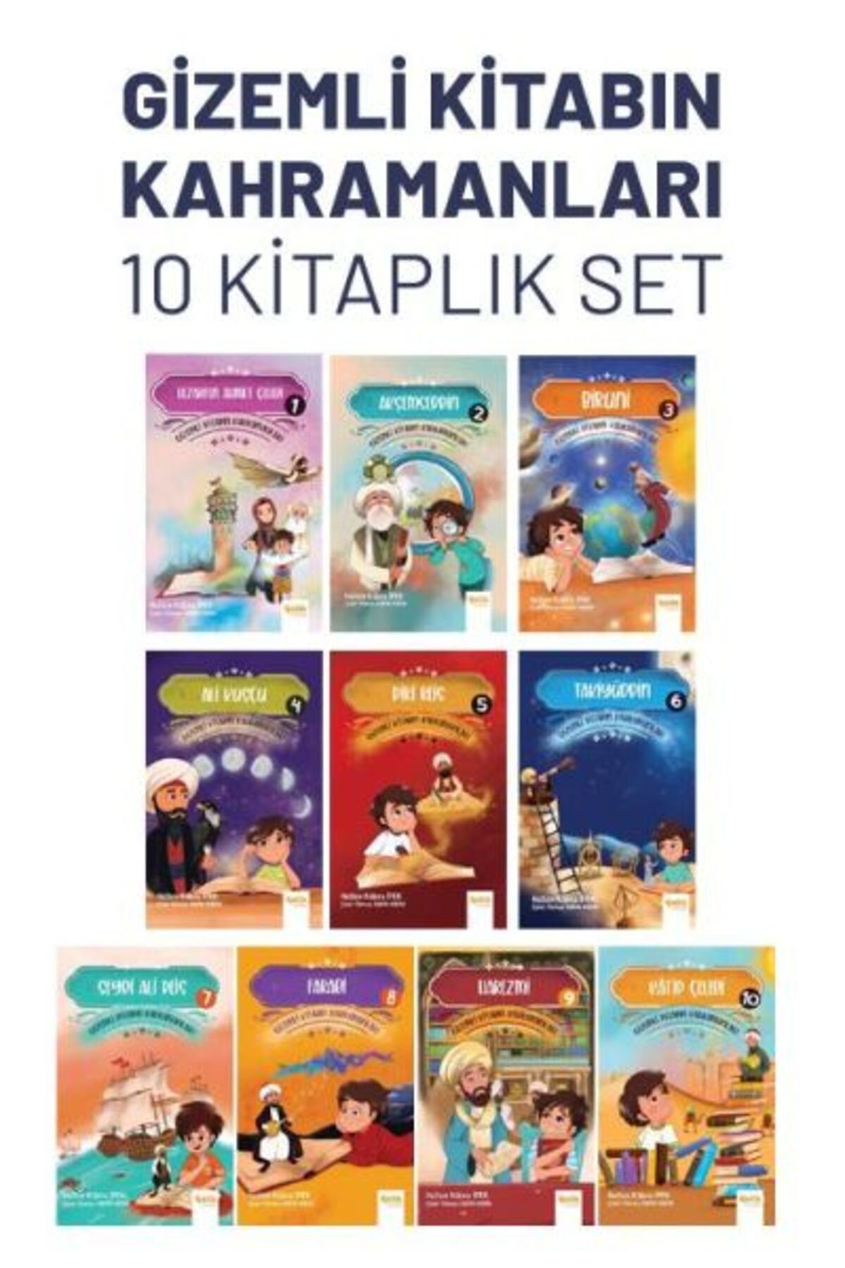Çelik Yayınevi Gizemli Kitabın Kahramanları-10 Kitaplık Set