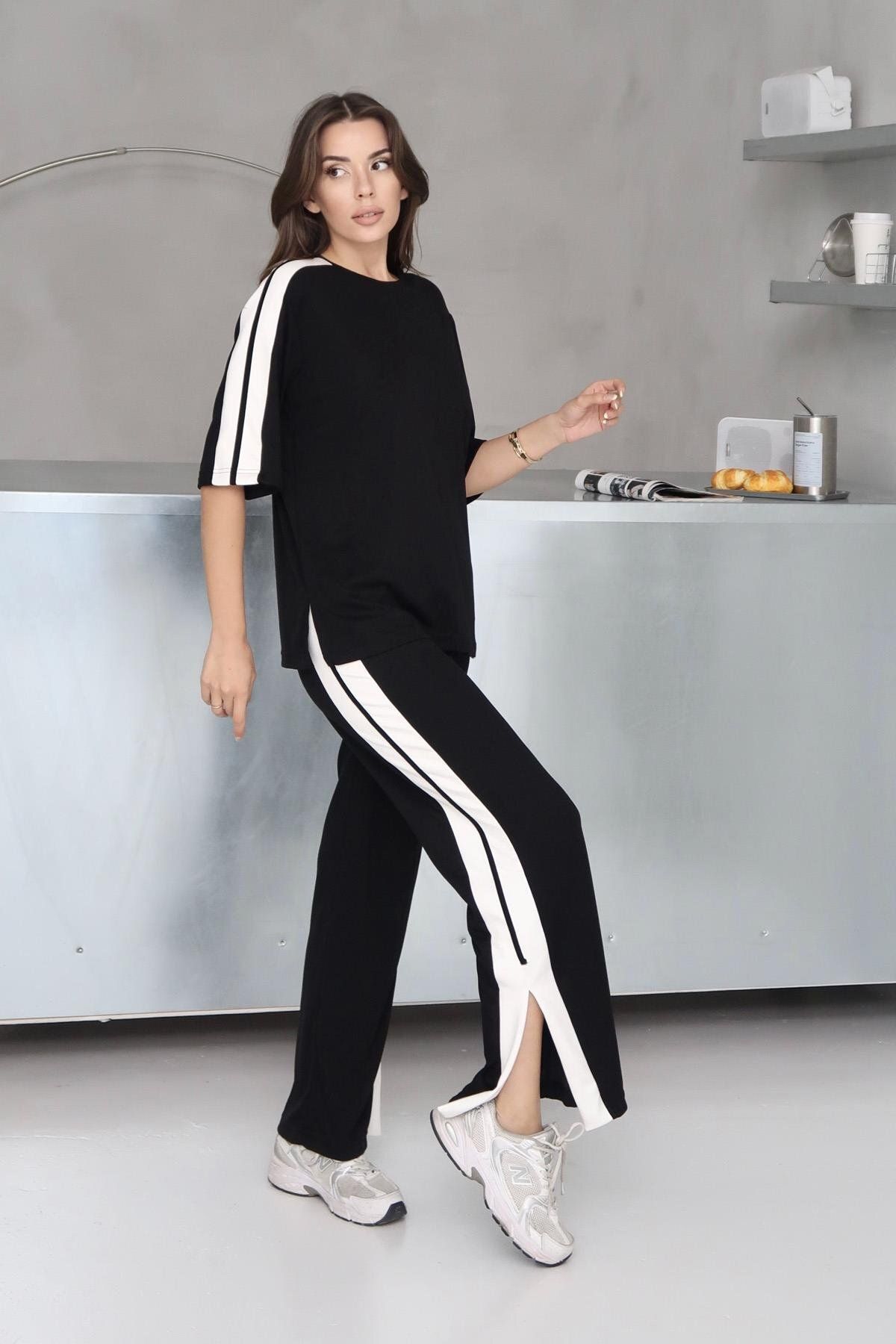 İstangül Butik Street Line Günlük Spor Şeritli Takım