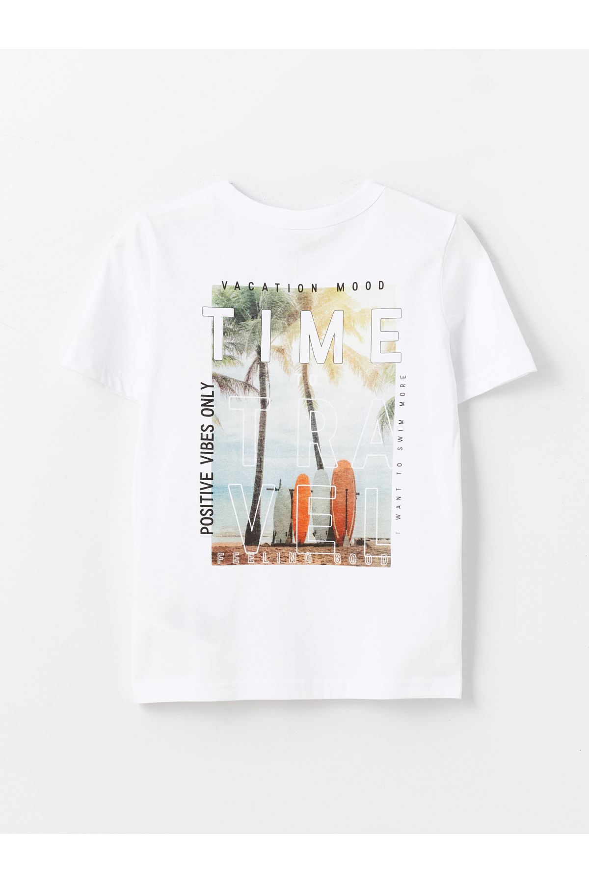 LC Waikiki Bisiklet Yaka Erkek Çocuk Tişört ve Deniz Şortu fotoğrafı 4 (önizleme)