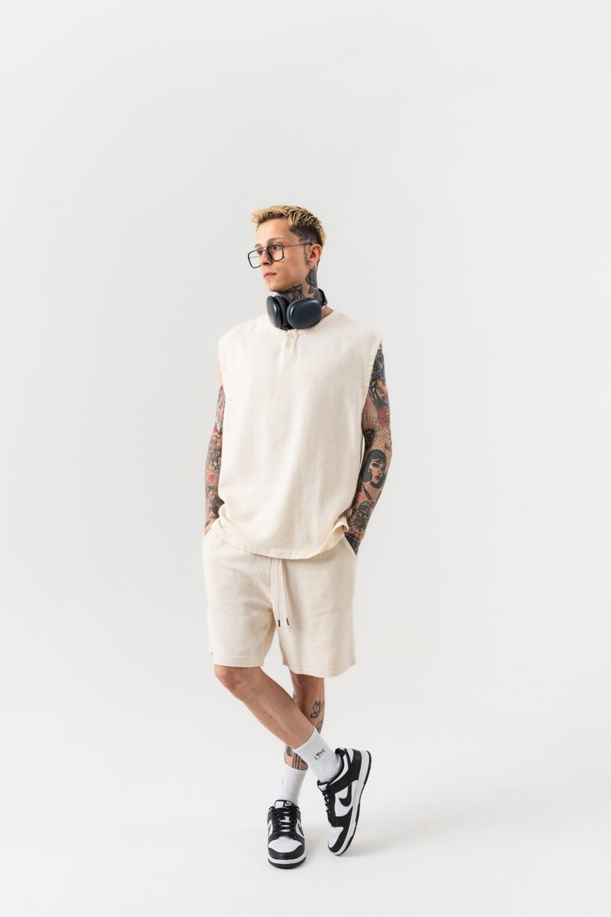 go gang own Grime Basic Kolsuz T-shirt ve Şort Takım