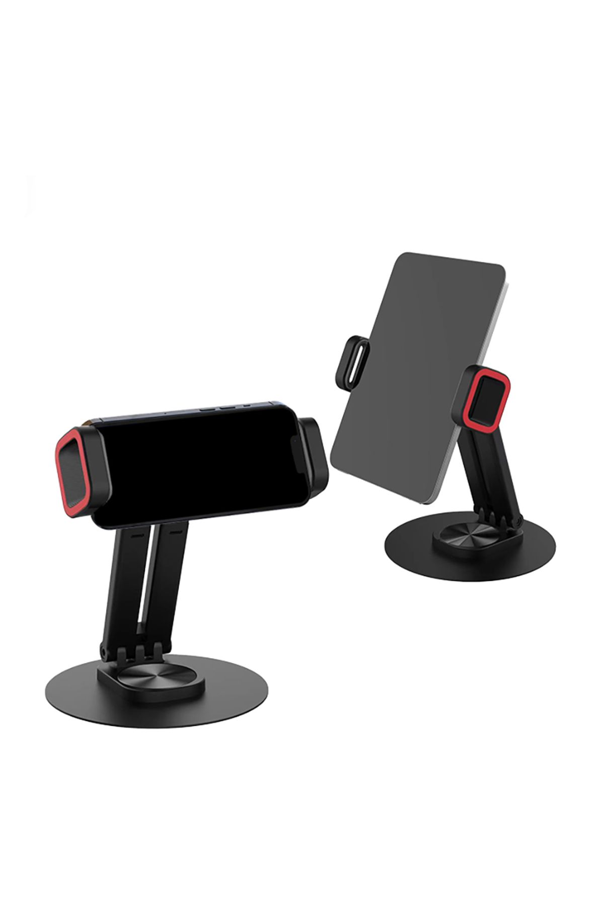 Jmary MK-63 Ayarlanabilir Katlanabilir 360 Derece Dönebilen Telefon ve Tablet Standı Siyah