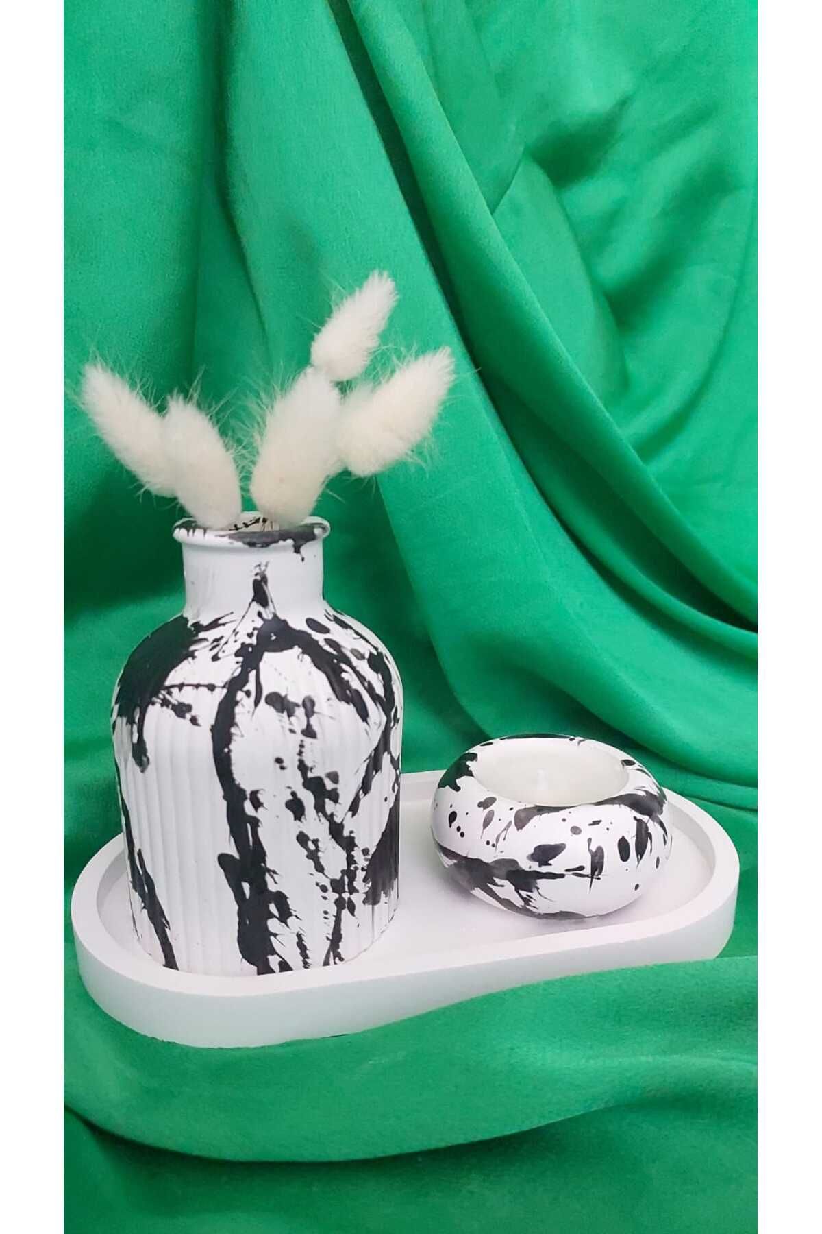 Home SİYAH BEYAZ TASARIM DEKORATİF 3'LÜ SET
