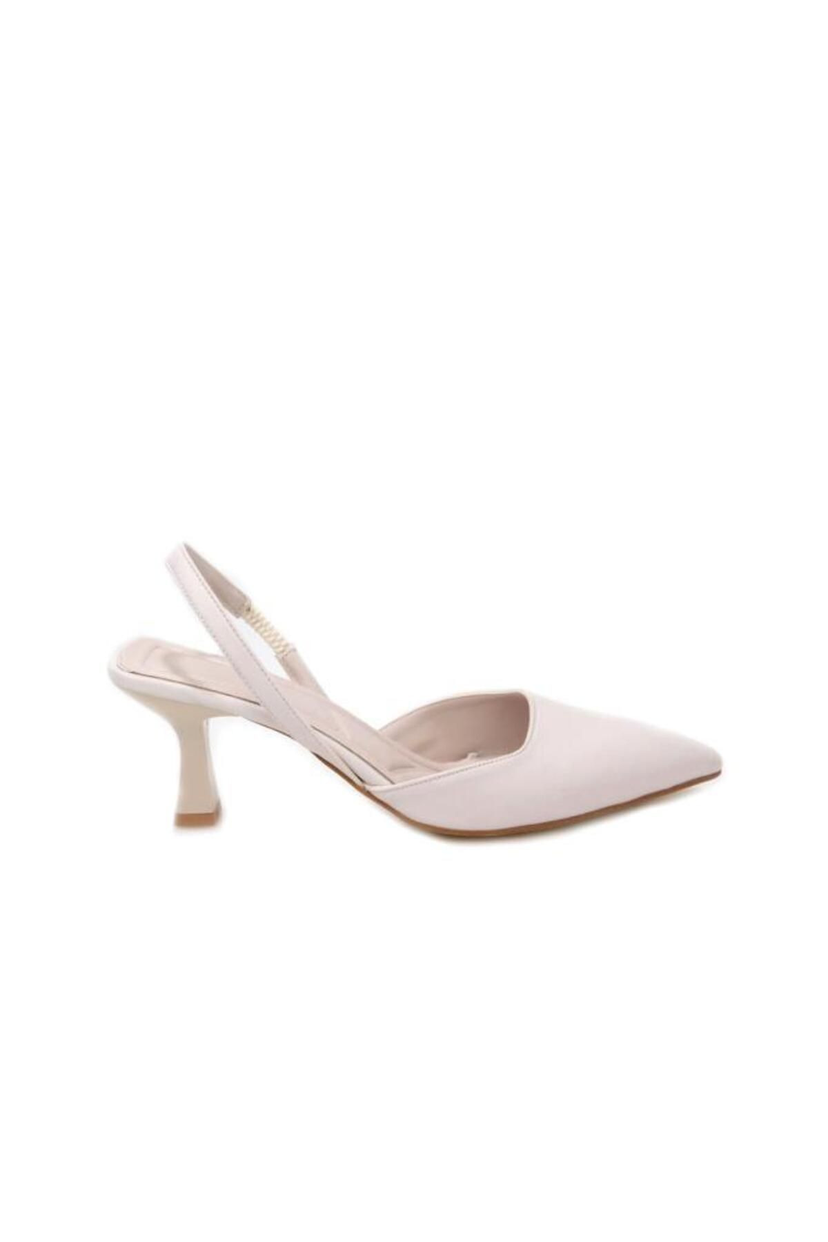 Papuçcity Hco 03176 Kadın Stiletto Arkası Açık Ayakkabı