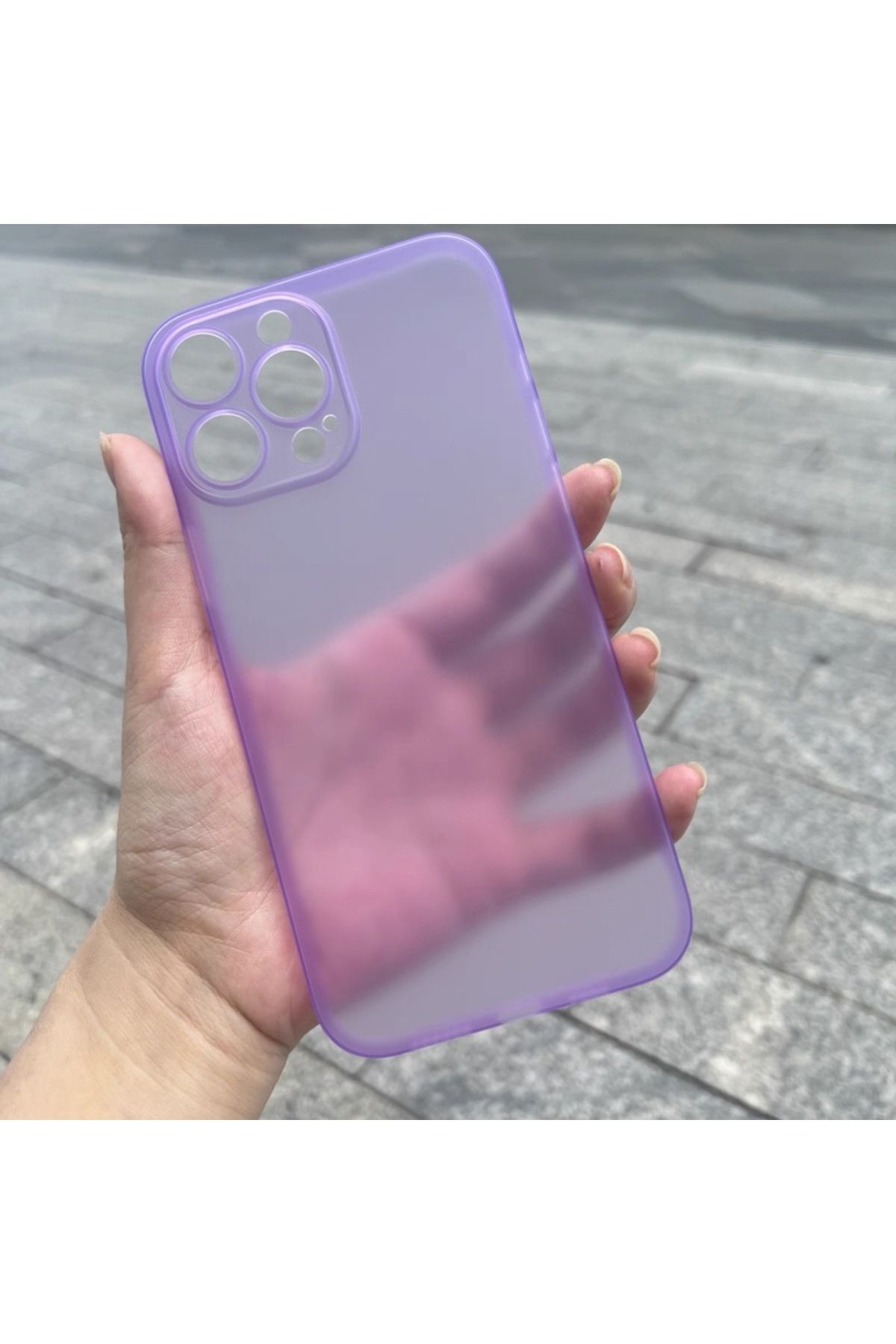 EDELFU iPhone 16 PRO MAX ince (0.03mm) Hafif Koruyucu Slim Kapak Mat Doku Yumuşak Kılıf