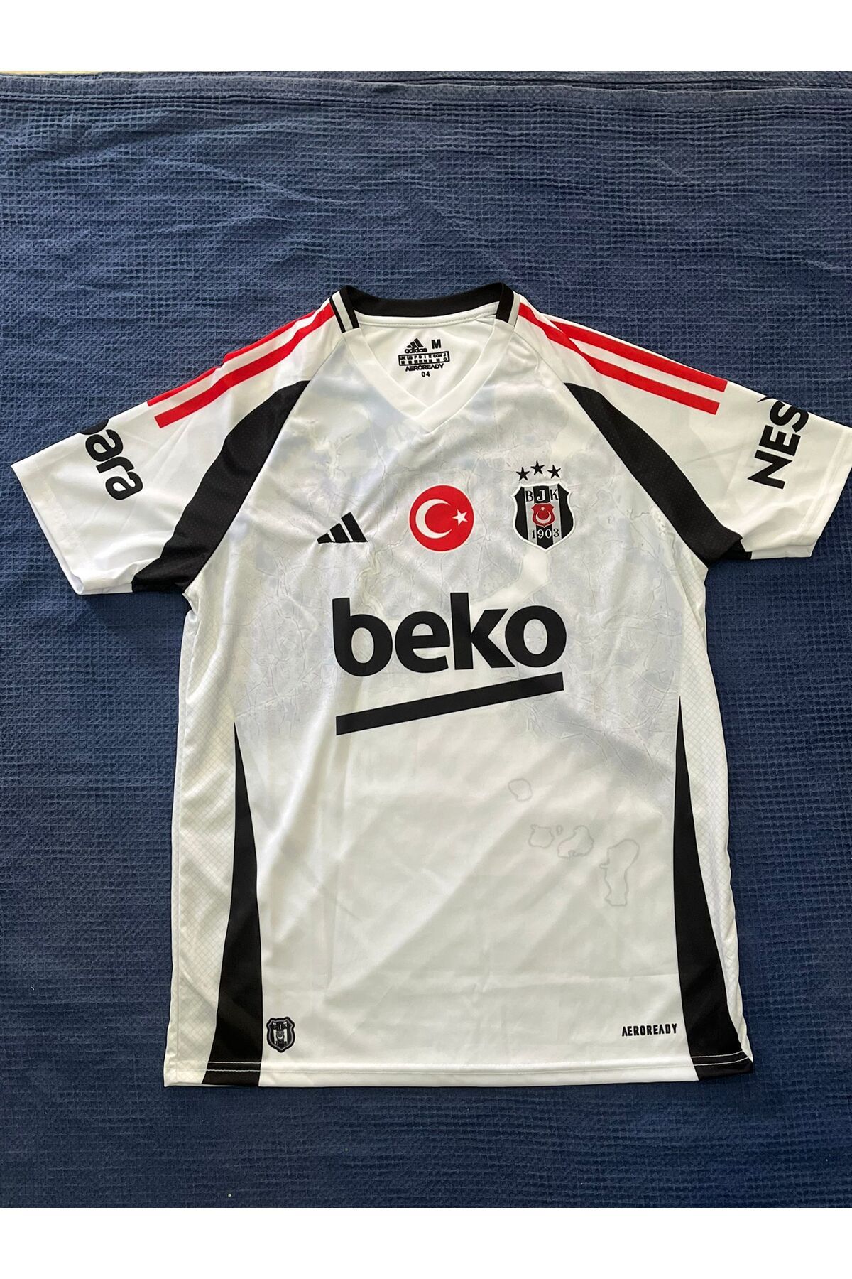 JANJON STAR B.e.ş.i.k_.t.a.ş./. Arkası Boş Beyaz 24-25 Sezon Yetişkin Forma