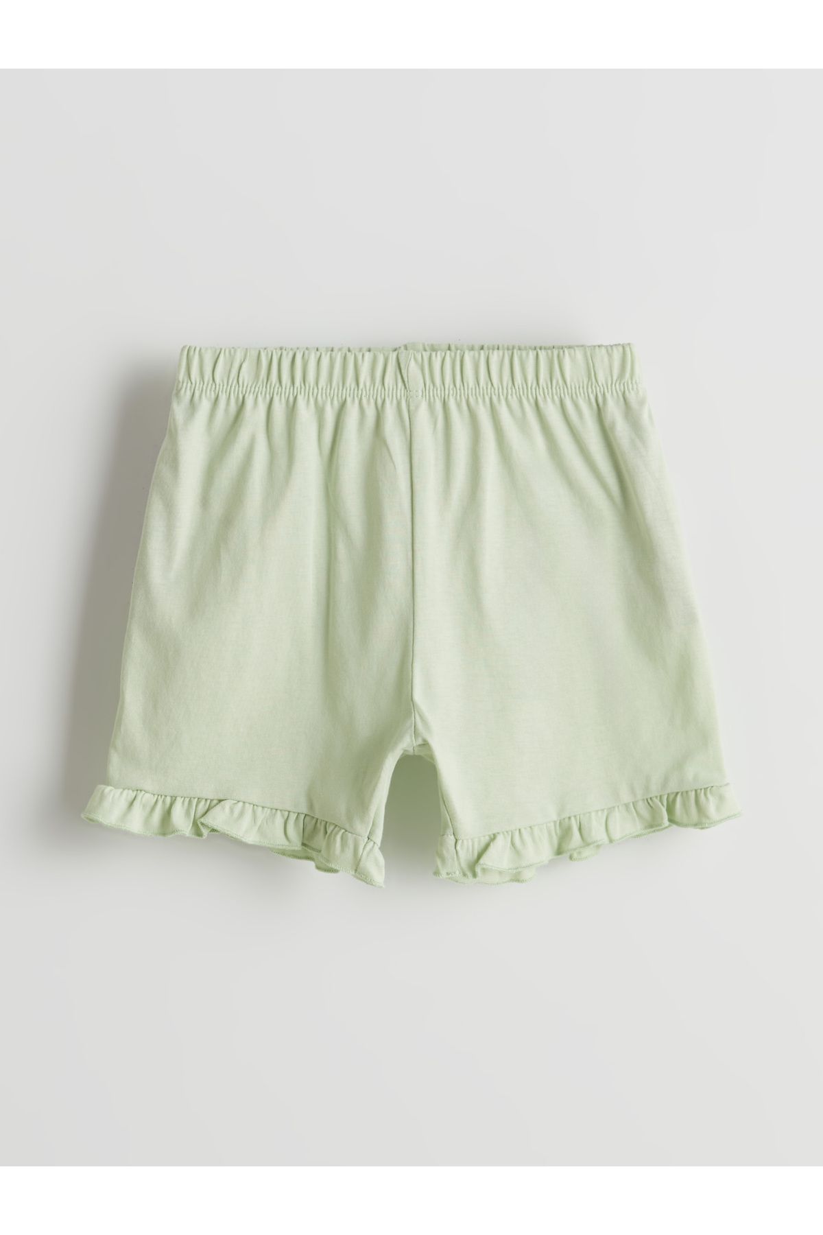 LC Waikiki-Bedrucktes Baby-Mädchen-Unterhemd und Shorts im 2er-Pack 3