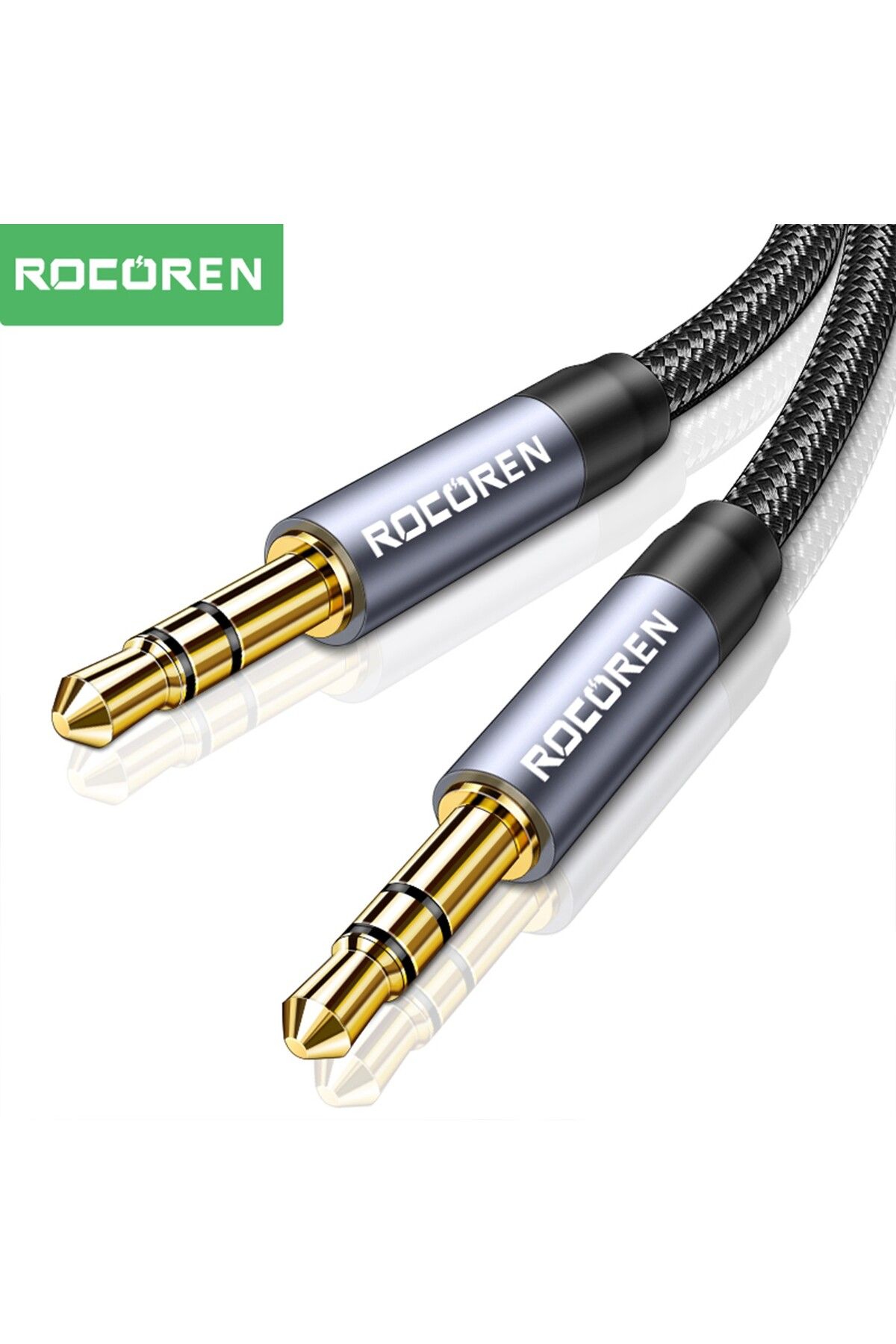Rocoren 3.5mm Hi-Fi TRS AUX Ses Kablosu 50 CM