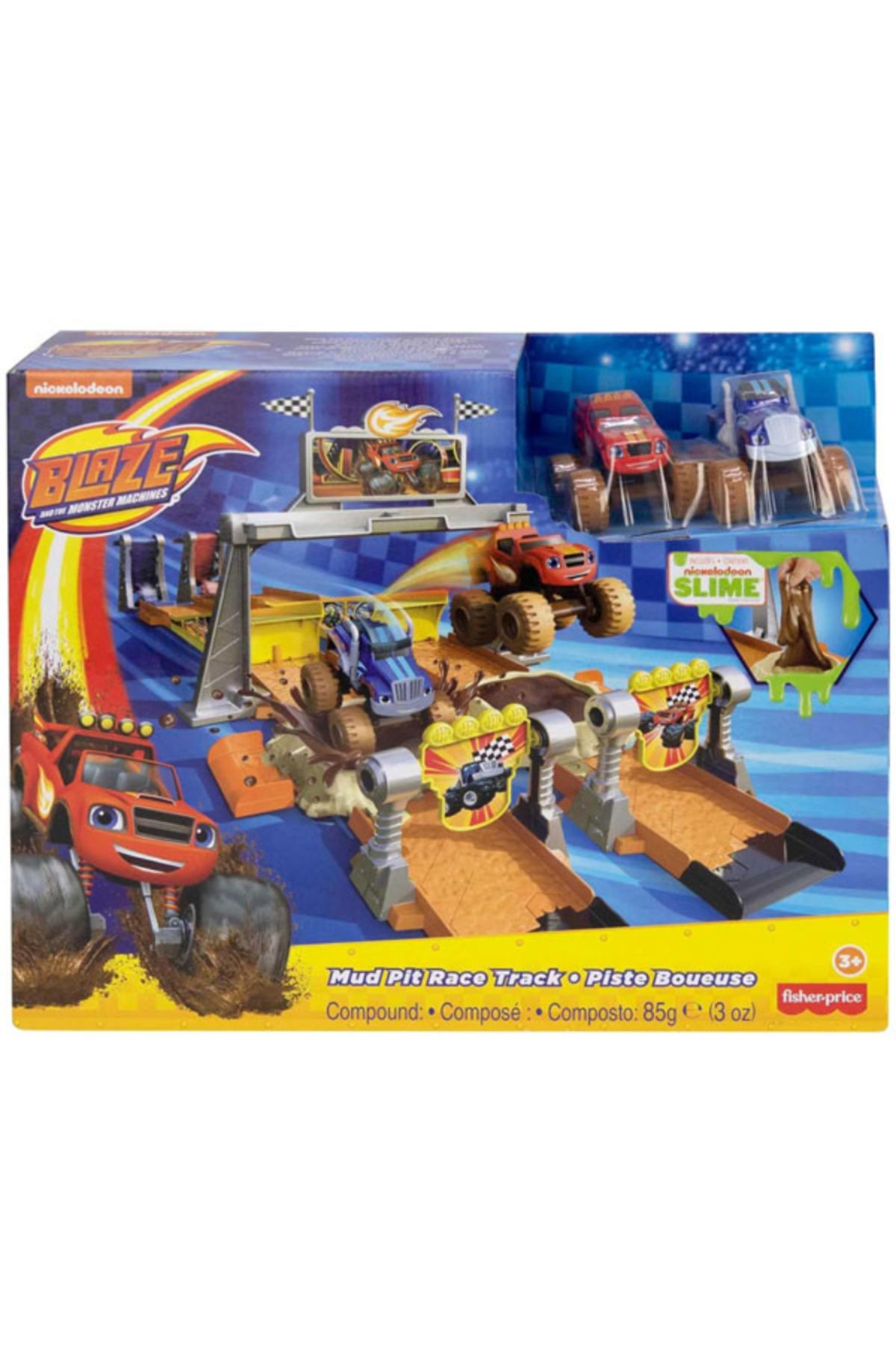 mattel-Mud Pit Race Playground - Blaze and Monster Machines 3