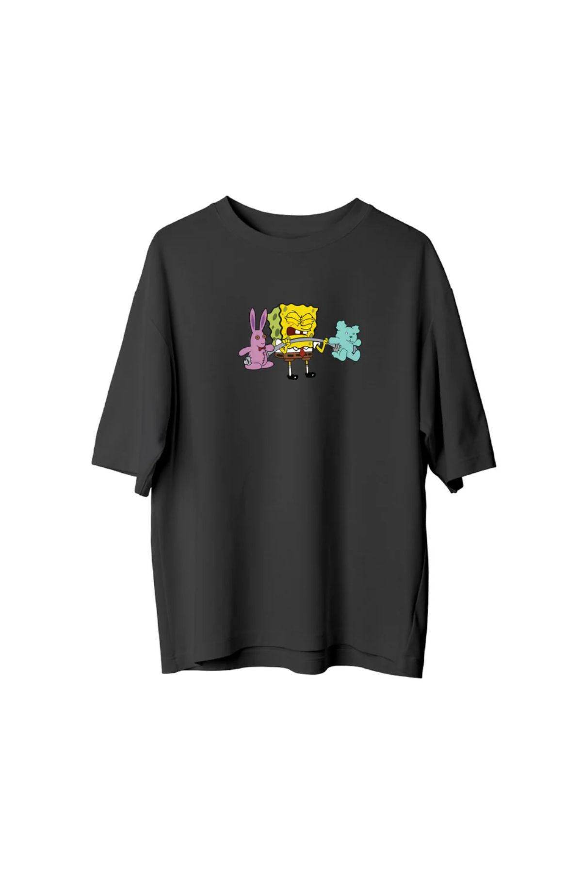 Koklonmoda Unisex Ağırlık Oyuncak Baskılı Oversize T-Shirt