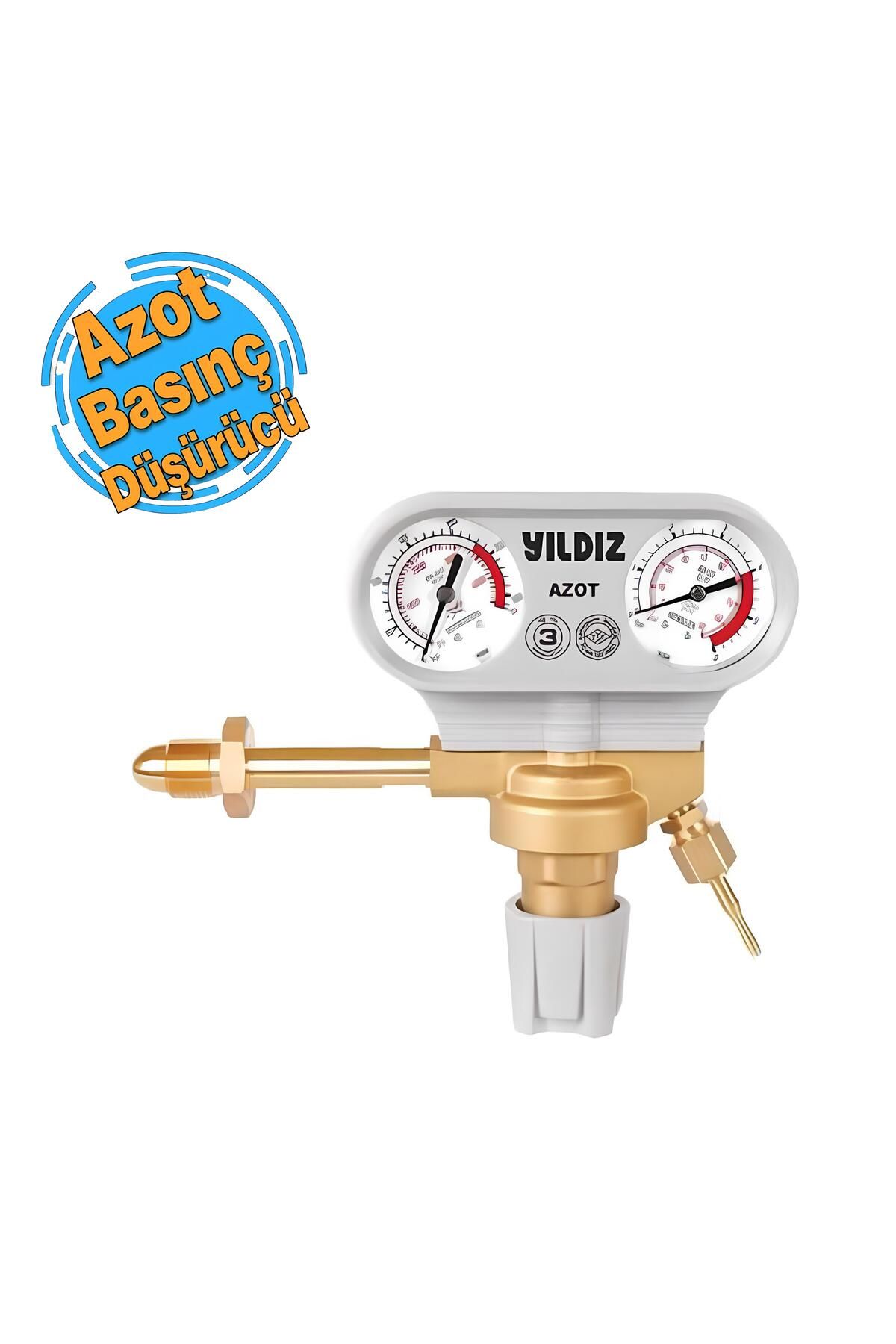 YILDIZ Yıldız 5330S Azot Basınç Düşürücü Saat 0-4 Bar
