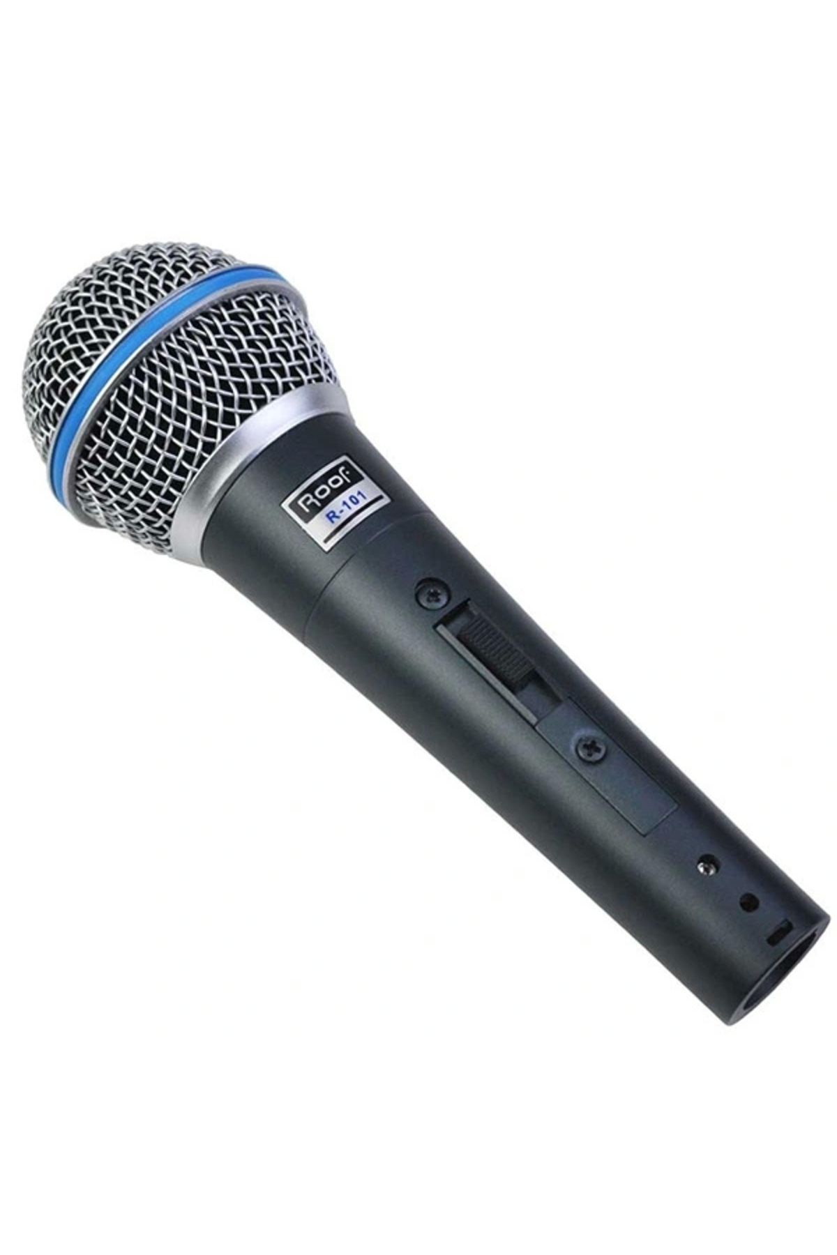 HAZEGO 600 Ohm Dinamik Kablolu El Mikrofonu R-101