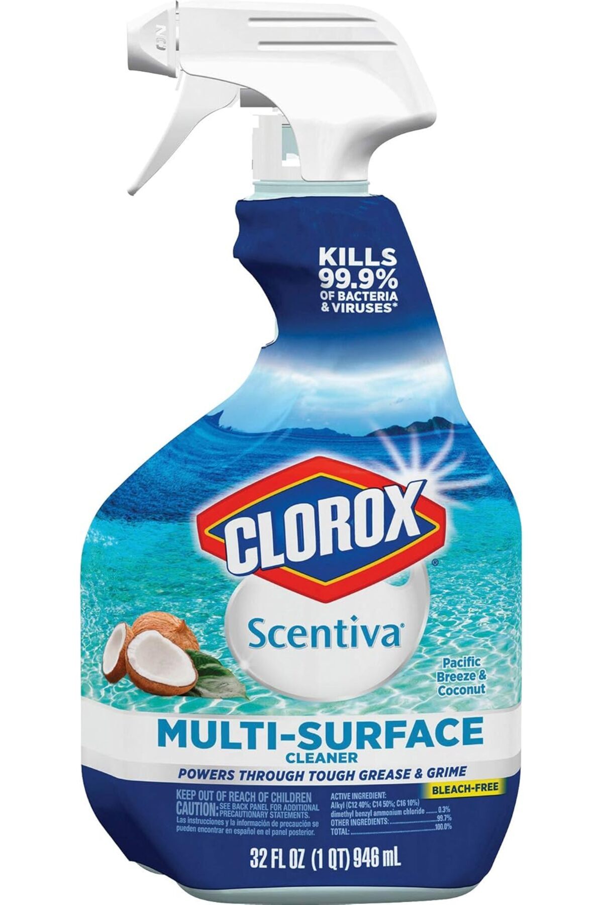 Clorox-Scentiva Multi-Surface Cleaner Pacific Breeze & Coconut, 946ml 1