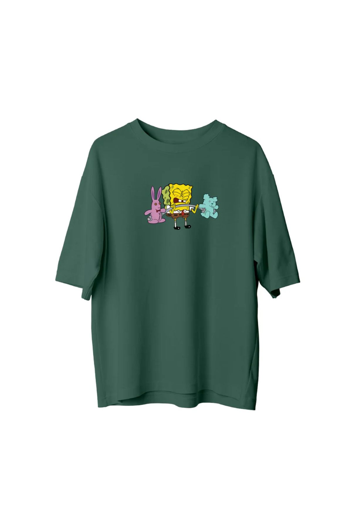 Koklonmoda Unisex Ağırlık Oyuncak Baskılı Oversize T-Shirt
