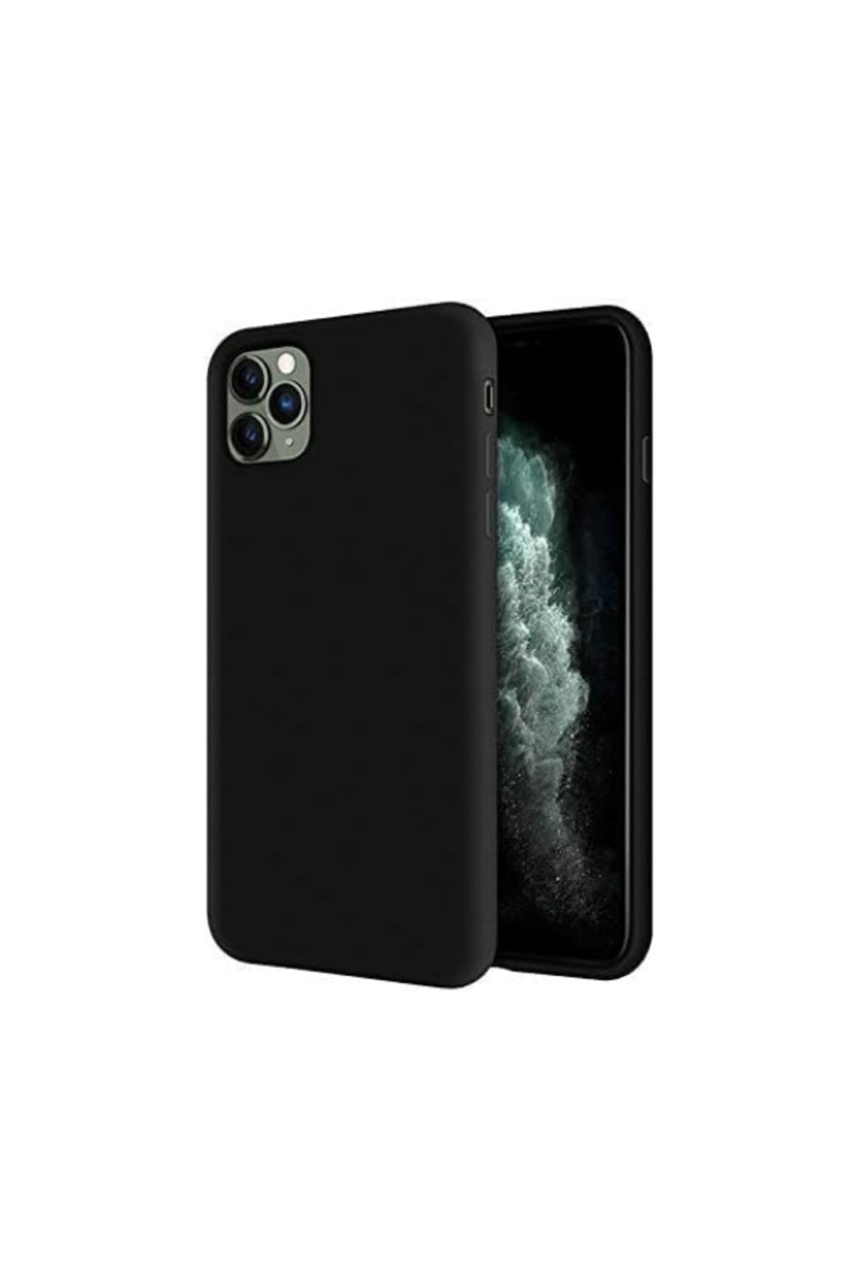 nexnova İphone 11 Pro Max Uyumlu Içi Kadife Lansman Silikon Kılıf Yumuşak Doku Hissi Kapak
