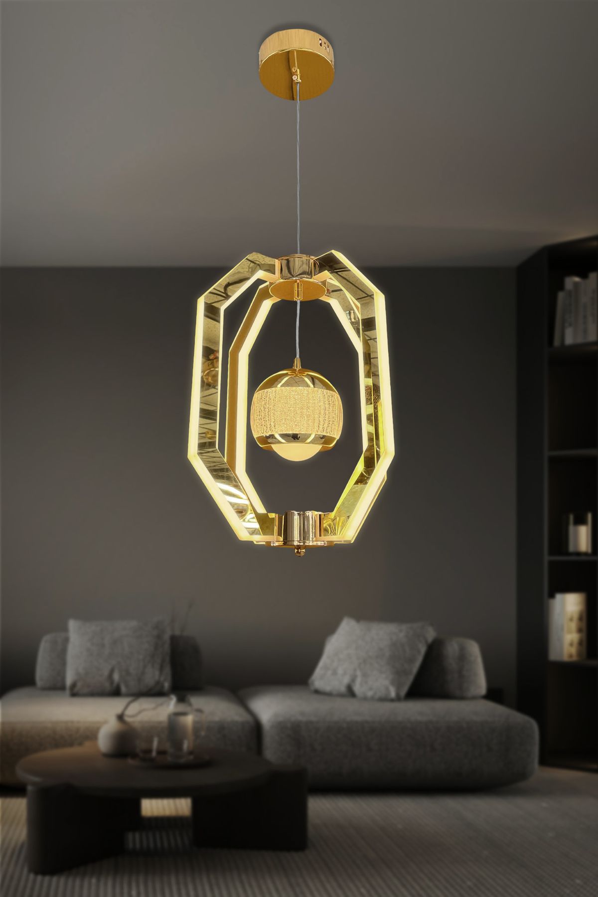 RSCOLLECTIONS Elanor Modern Sarkıt Led Avize