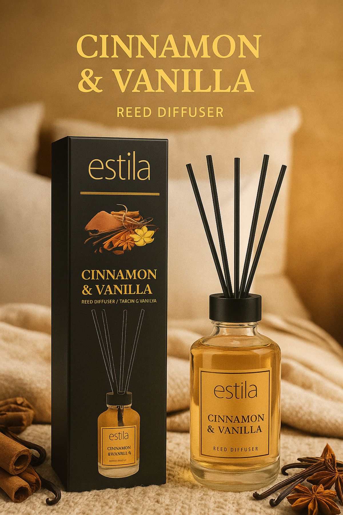 estila Tarçın&Vanilya Oda Kokusu