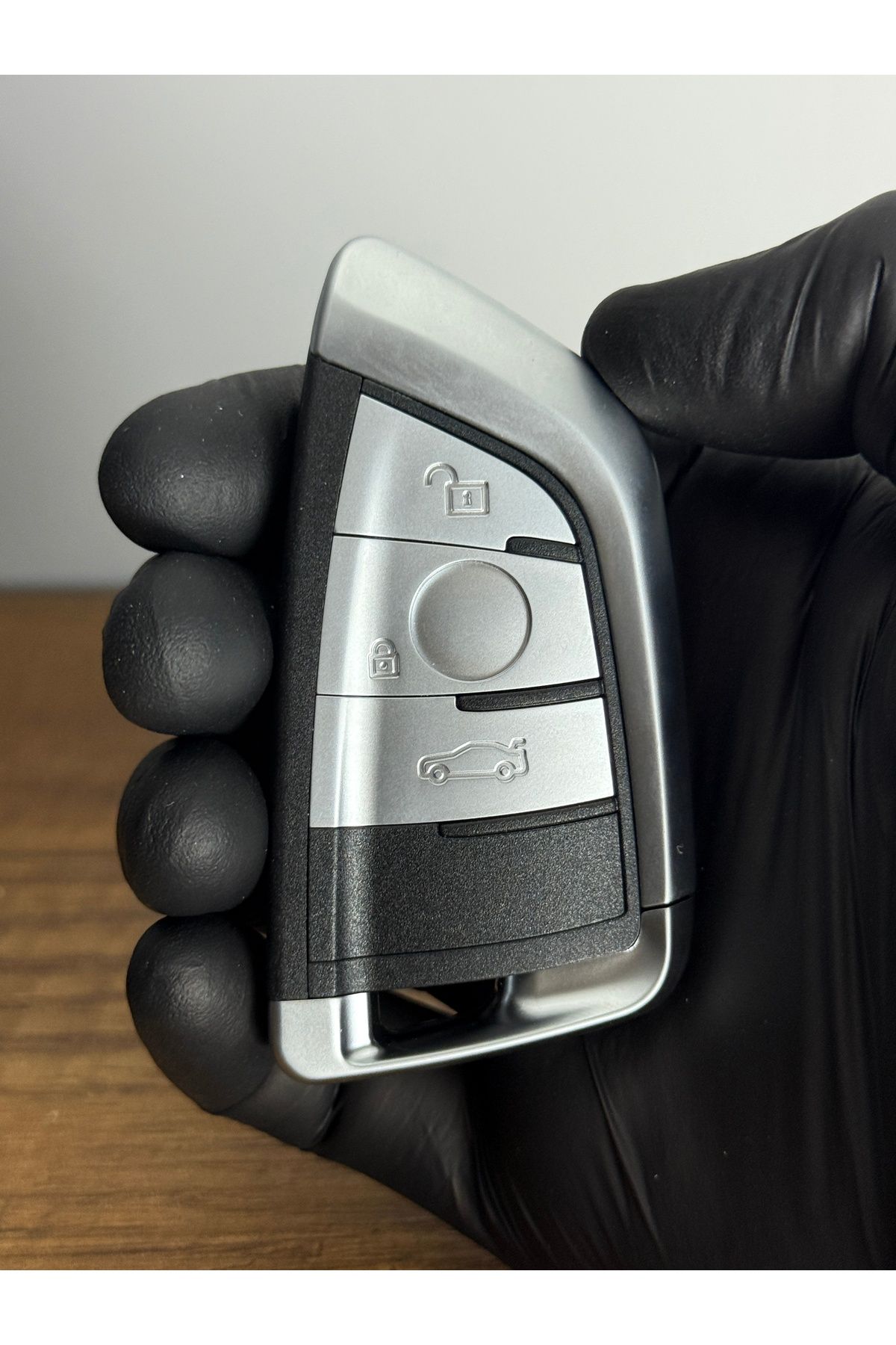Mavi Keys Bmw X1 X3 X5 X6 - F10 - F30 - F11- F90 Serisi Smart 3 Düğmeli Anahtar Kumanda Kabı