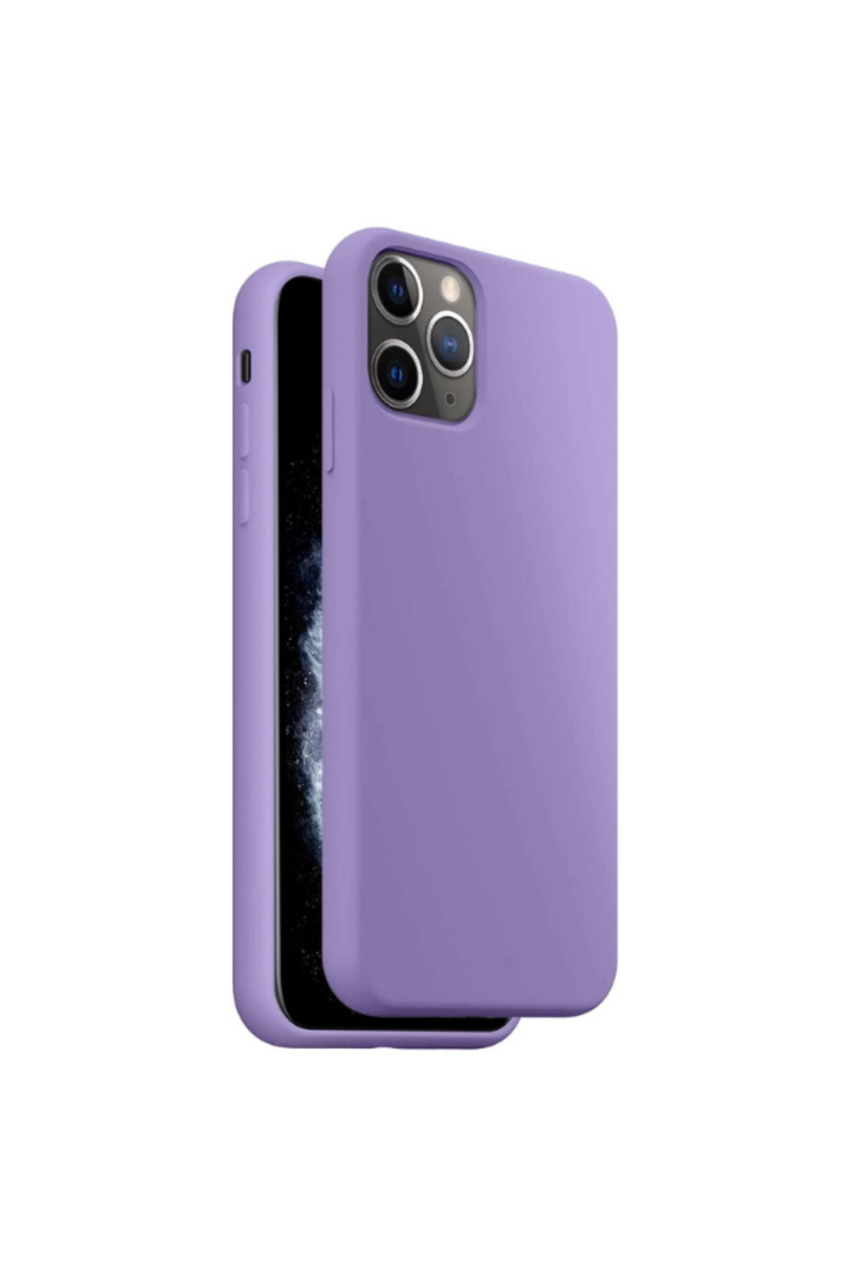 nexnova İphone 11 Pro Max Uyumlu Içi Kadife Lansman Silikon Kılıf Yumuşak Doku Hissi Kapak