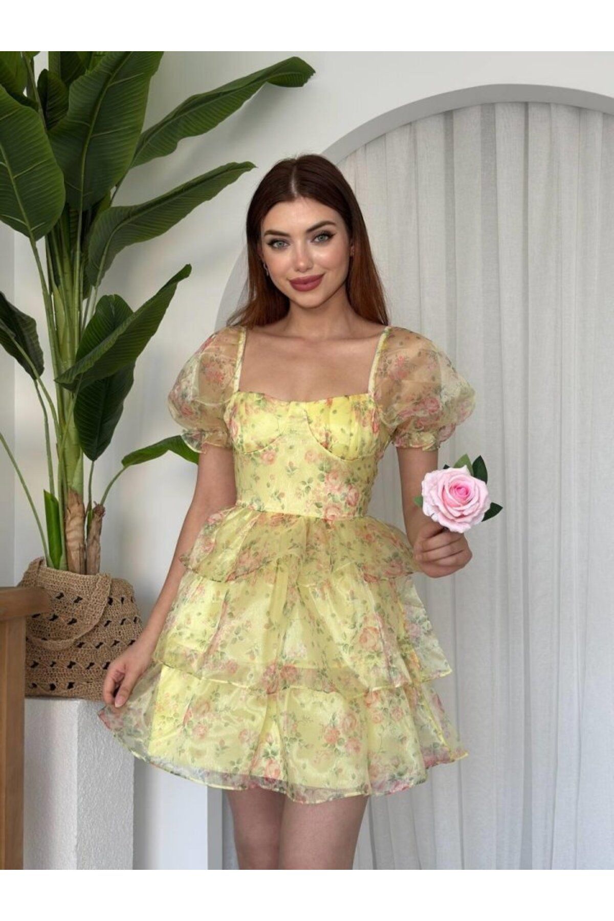 D&M Life Collection Vesa Mini Elbise - L - Altın