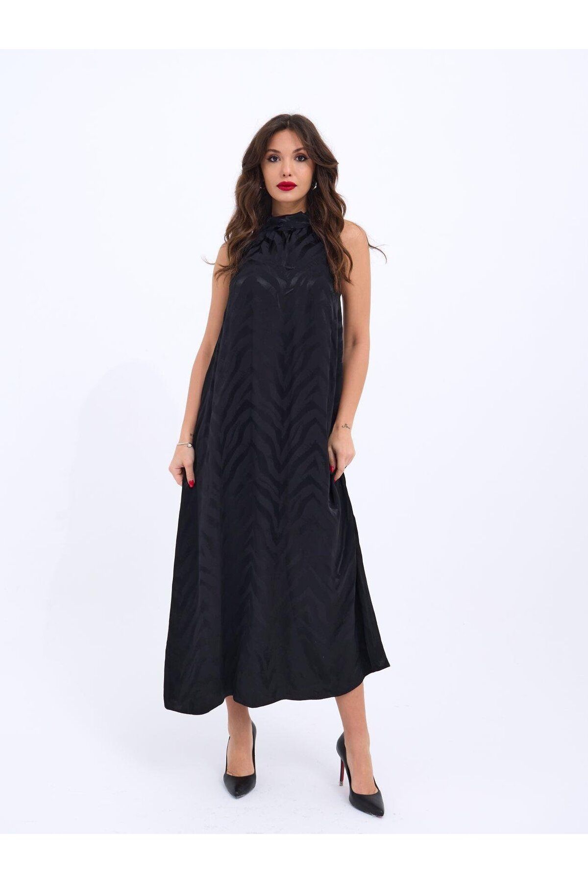 D&M Life Collection 6598 ELBİSE-ŞİKAGO - M - Altın