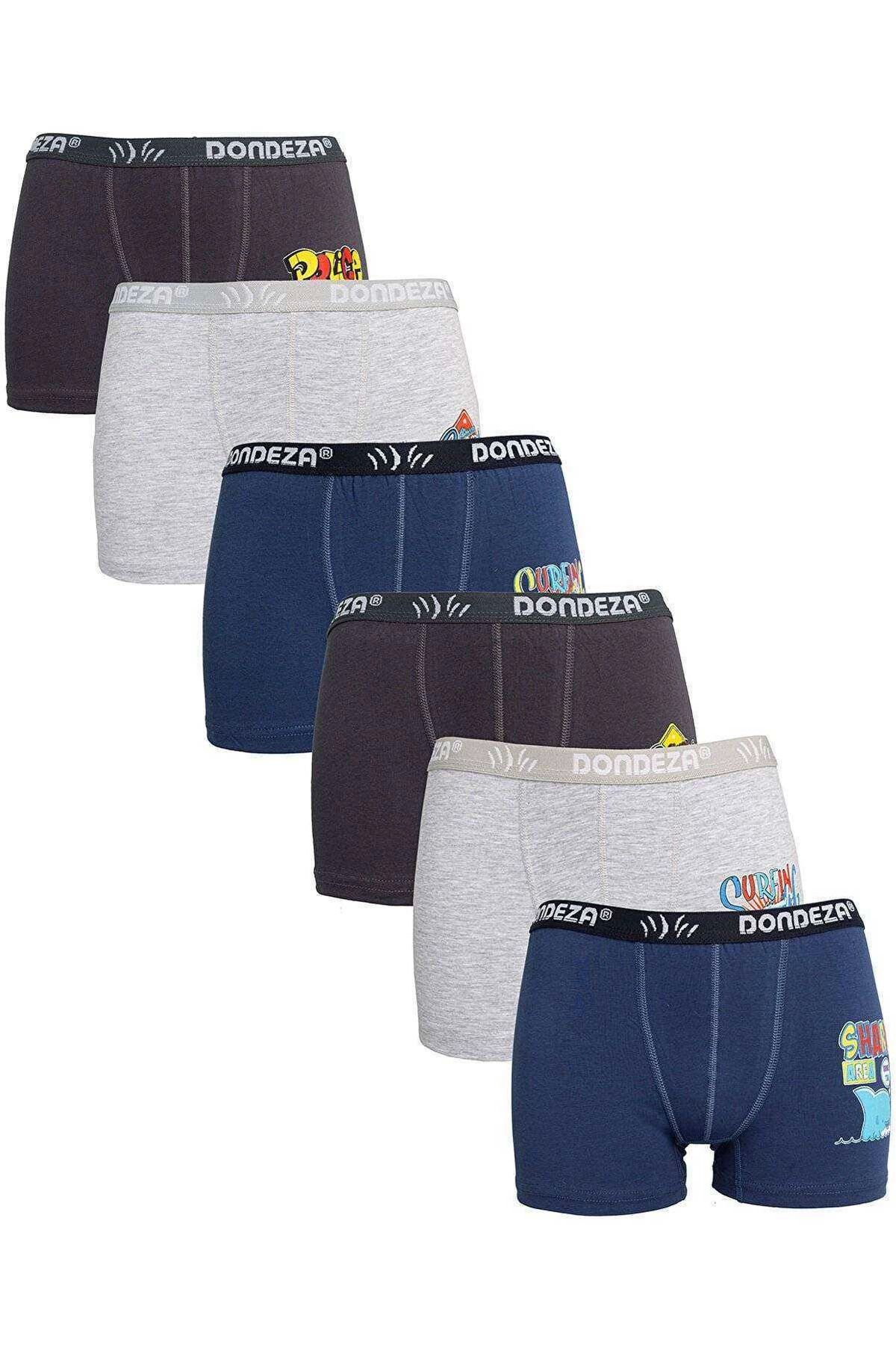 ZORM Renkli Erkek Çocuk Boxer Seti