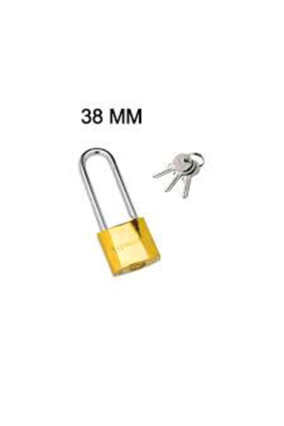 İklimStore 38MM SARI UZUN ASMA KİLİT (5131)