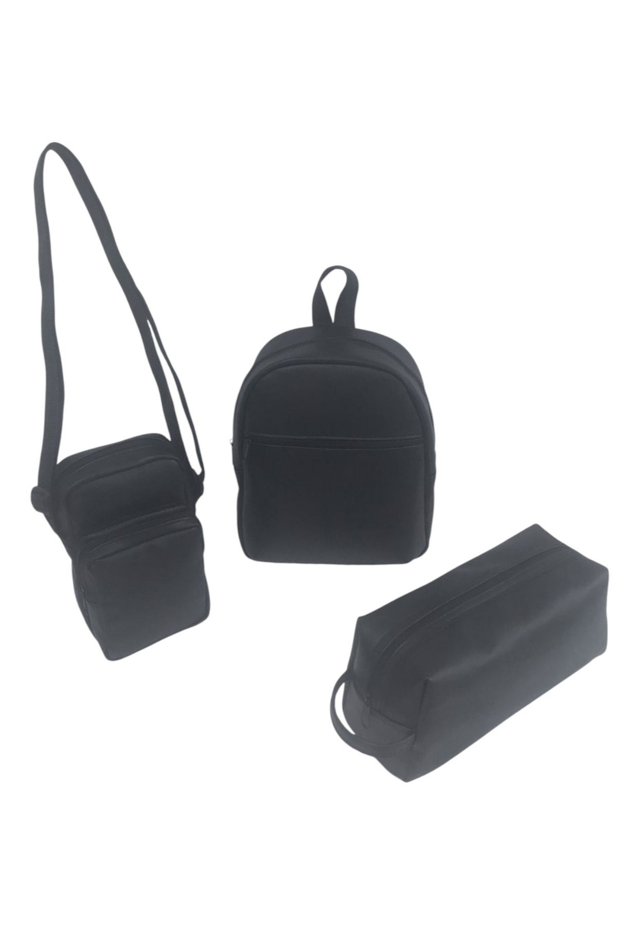 Wallery Bags 3'lü Çanta Seti – Çocuk Sırt Çantası + Telefonluk Omuz Çantası + Çok Amaçlı El Çantası