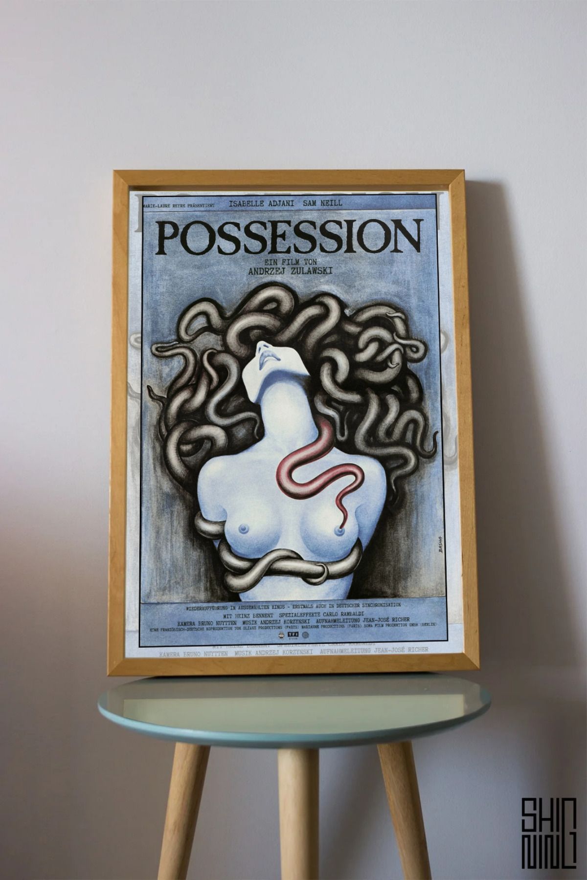 Home Çerçeveli "Possession (1981)" Film Afiş Tablo