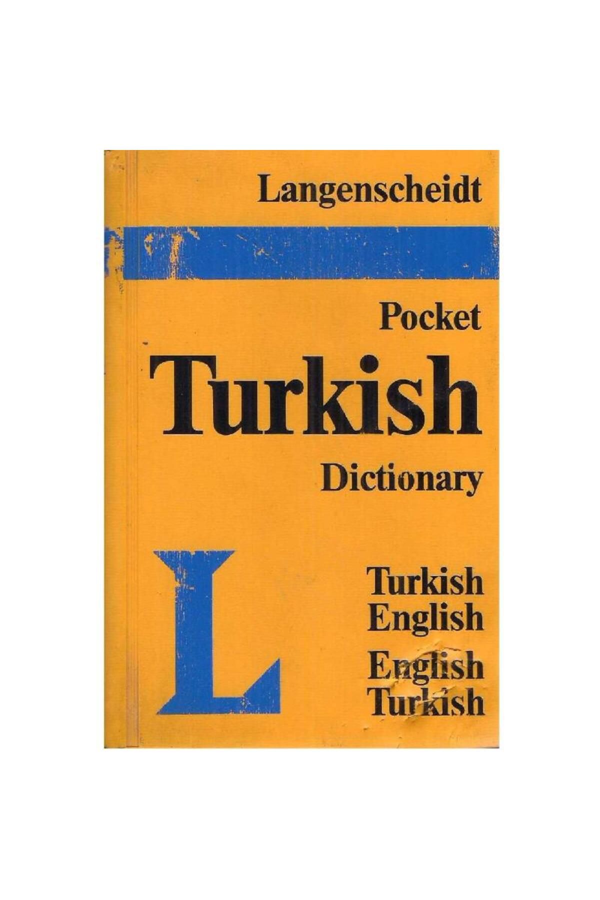 Türk Dil Kurumu Yayınları Langenscheidt's Pocket Turkish Dic.- Turkish-English - English-Turkish - R. Akdikmen (2.El)