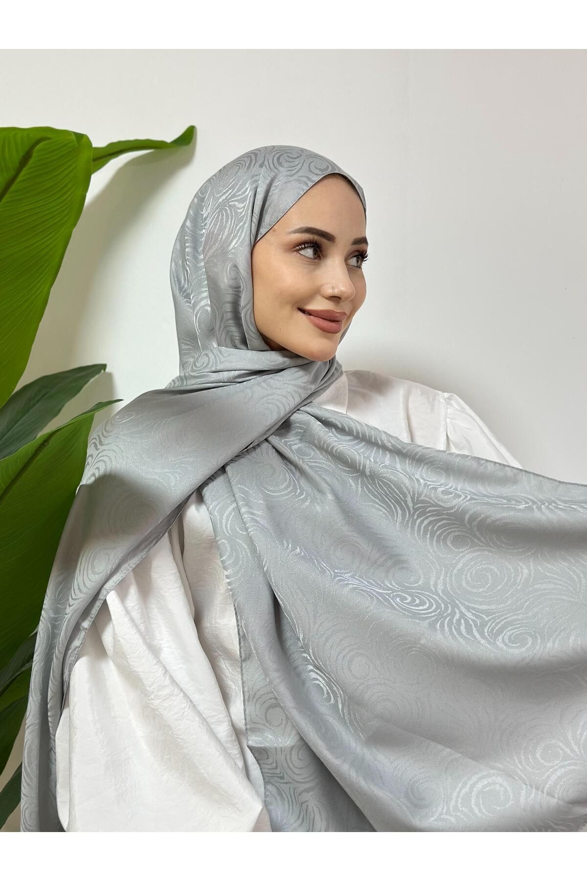 Pull Scarfs Shine İsabella Desen - Gümüş