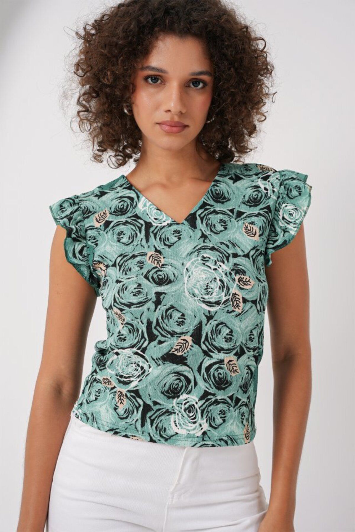 D&M Life Collection 0430 Örme Bluz - C. Çağla