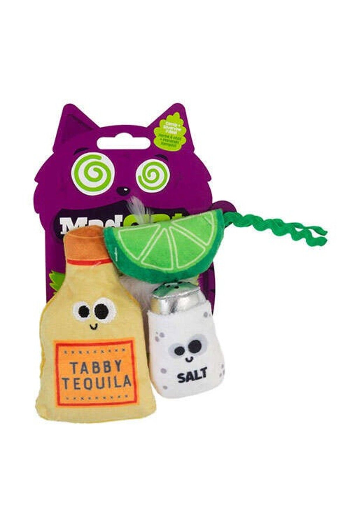 MadCat Tabby Tequila Kedi Otlu ve Matatabili 3 lü Kedi Oyuncağı