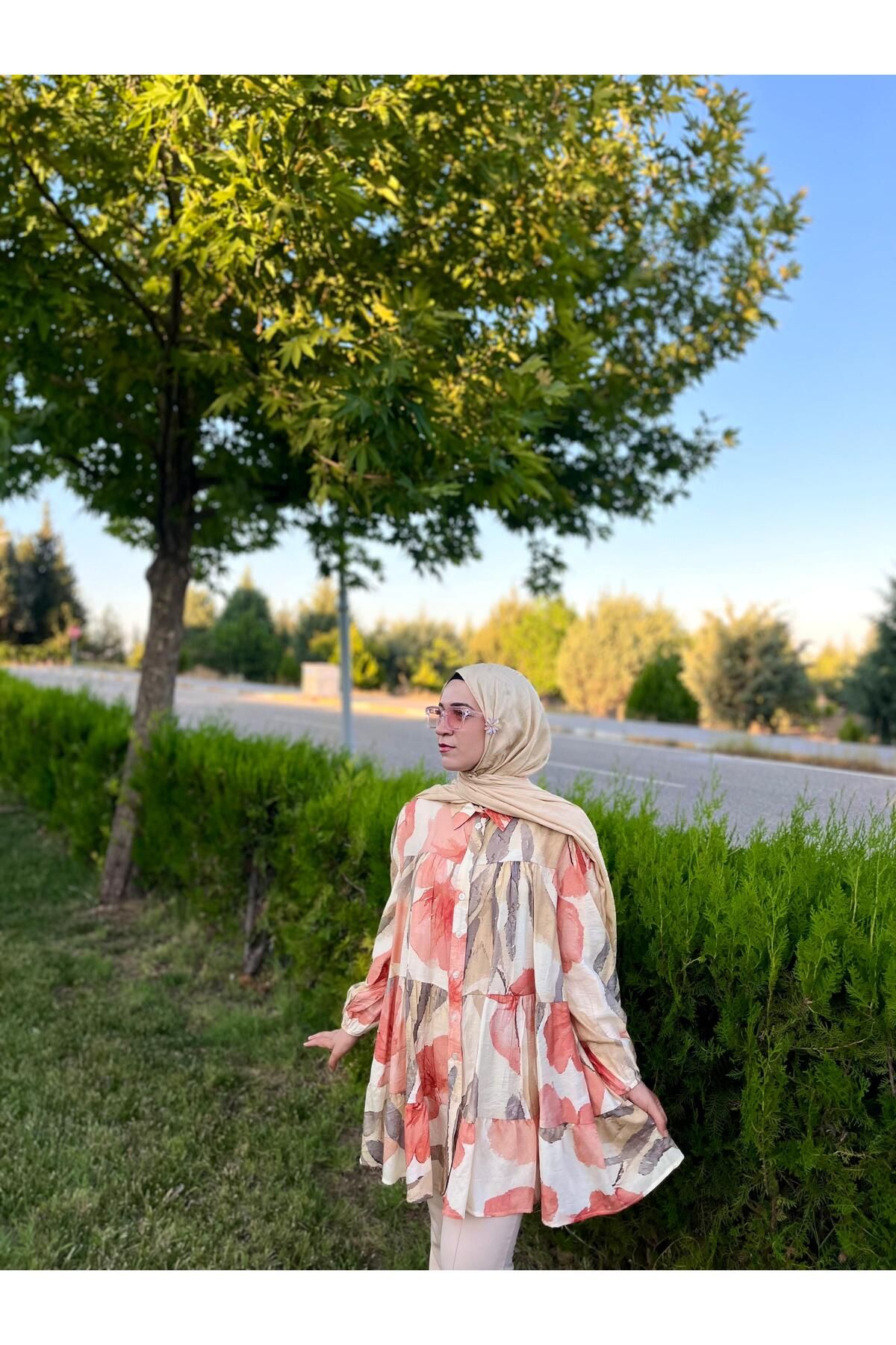 Aynaz DESENLİ GÖMLEK
