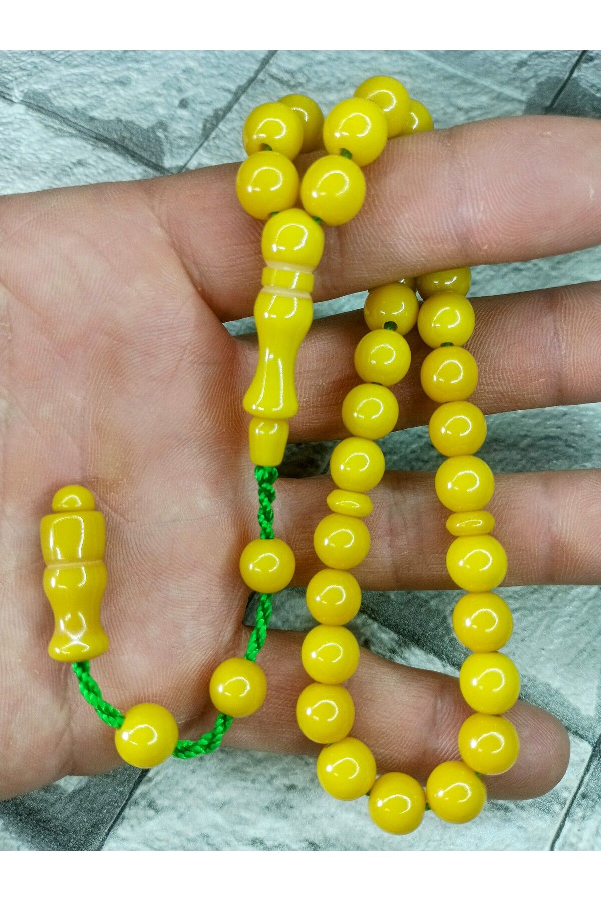 Tasarım SIKMA KEHRİBAR TESBİH MİSKEVİ RENK